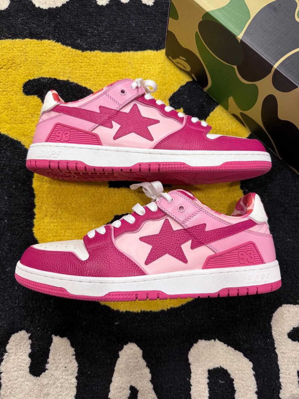 Bape Bape SK8 Sta ABC Camo Pink (2022) US13 Size US 13 / EU 46 - 2 Thumbnail