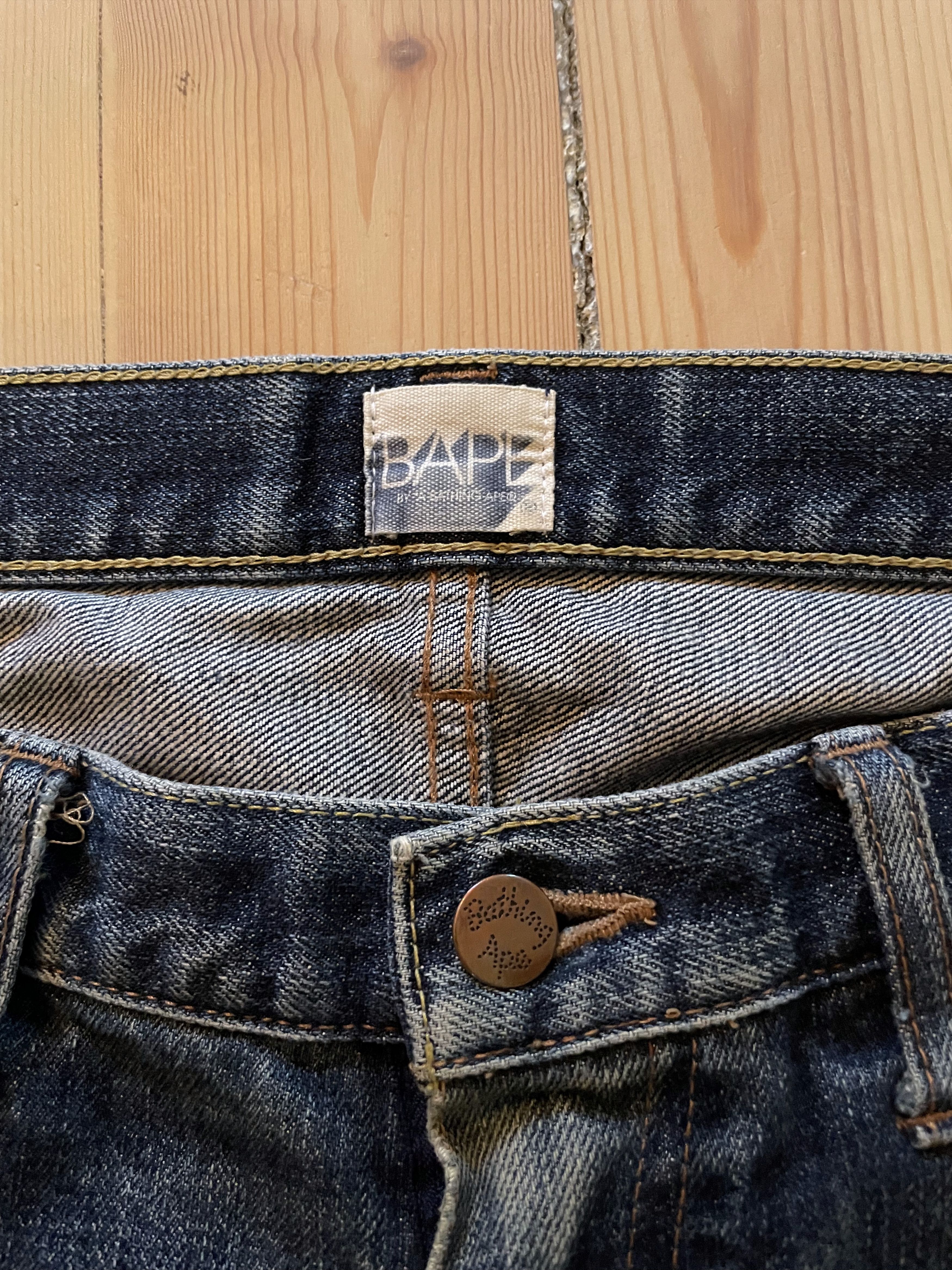 Bape Bape Jeans Size US 36 / EU 52 - 3 Thumbnail