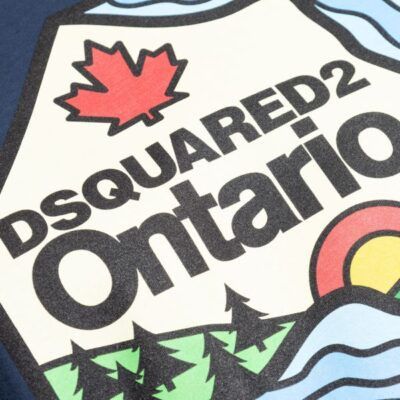Dsquared2 o1mle0126 Map T-Shirt in Navy Blue Size US S / EU 44-46 / 1 - 3 Thumbnail