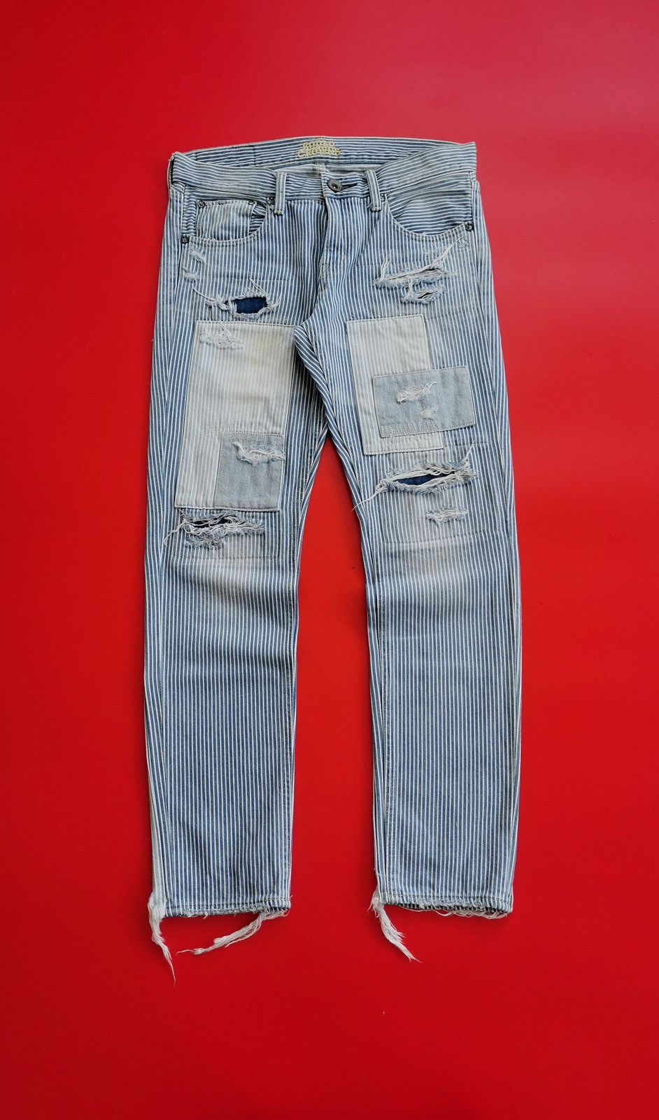 Kapital Hickory Boro Patches Rodeo Crowns Japan Jeans Size US 30 / EU 46 - 2 Thumbnail