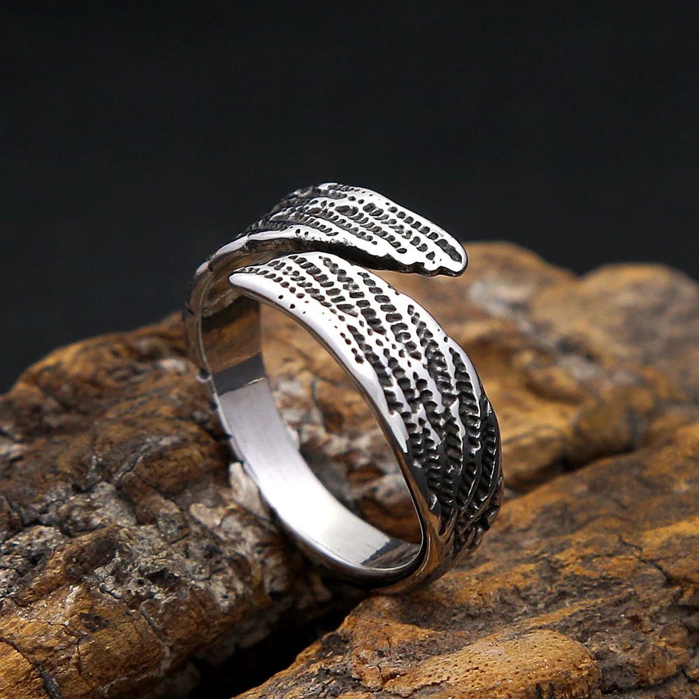 Jewelry Angel Wings Ring Size ONE SIZE - 1 Thumbnail