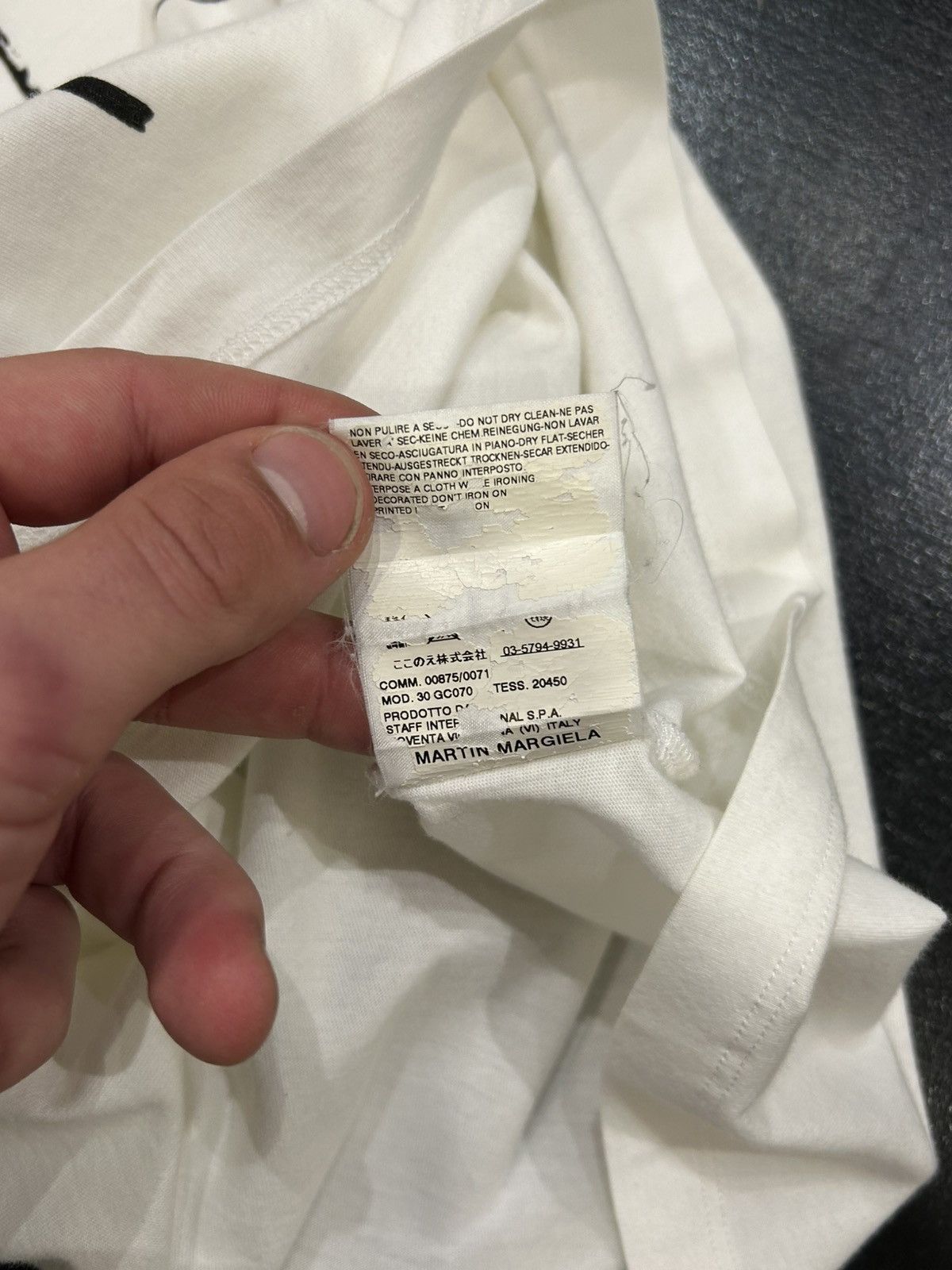 Maison Margiela Maison Margiela SS07 Spiderweb Tee Size US S / EU 44-46 / 1 - 7 Thumbnail