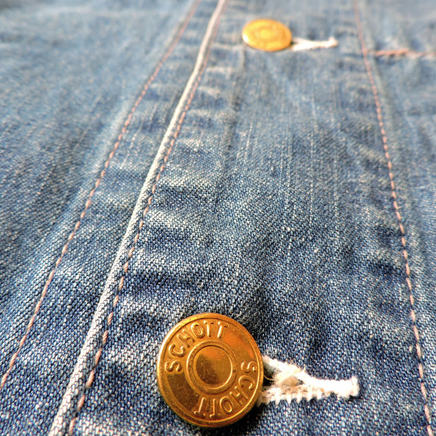Schott SCHOTT NYC TOUGH GARMENT PERFECTO ENGINEER DENIM JACKET Size US M / EU 48-50 / 2 - 8 Thumbnail