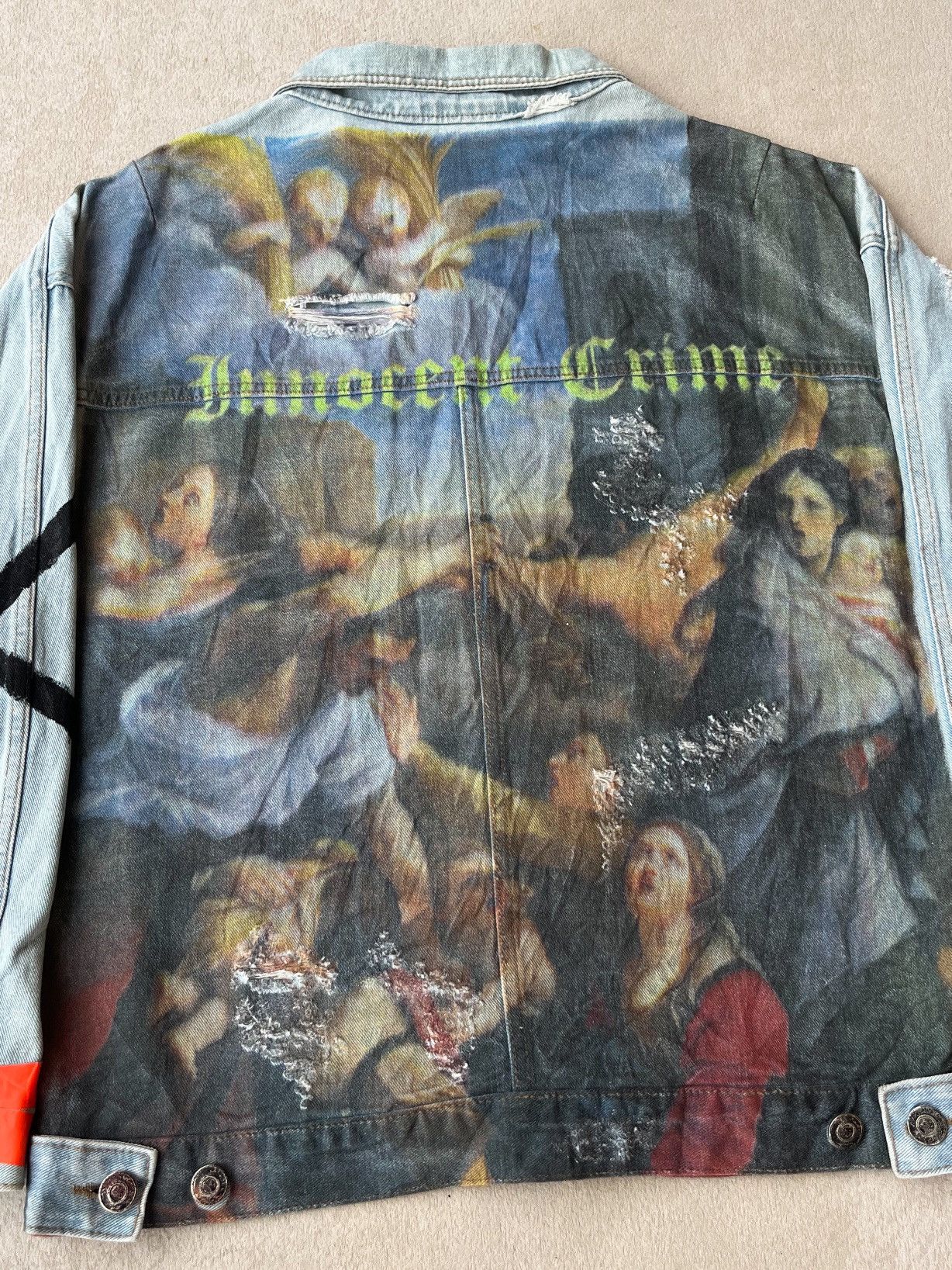 Japanese Brand Blackblond 2019SS Int. 3rd Collection “Innocent Crime” Denim Size US L / EU 52-54 / 3 - 8 Thumbnail