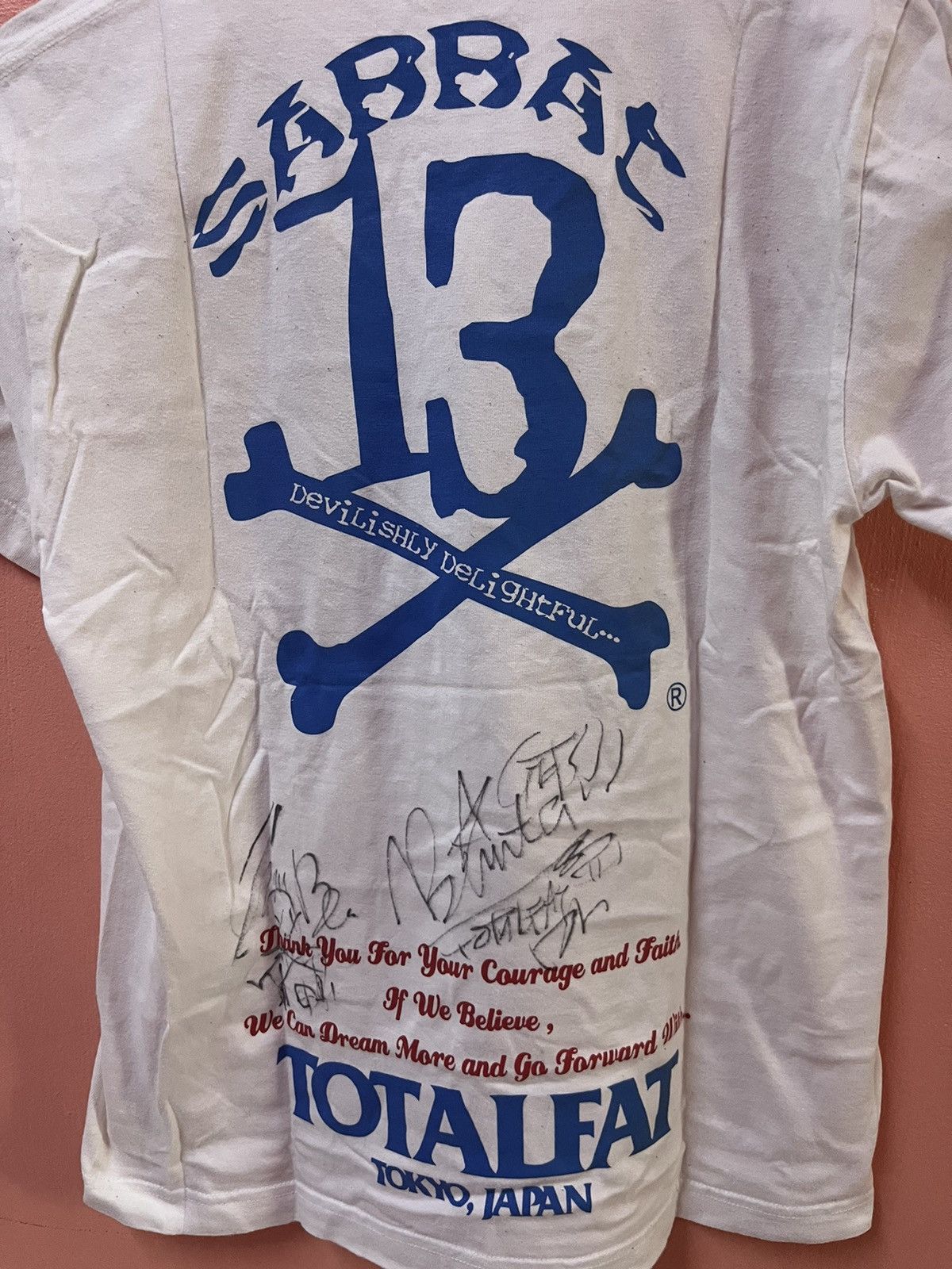 Band Tees TOTALFAT AND SABBAT 13 Size US S / EU 44-46 / 1 - 4 Thumbnail