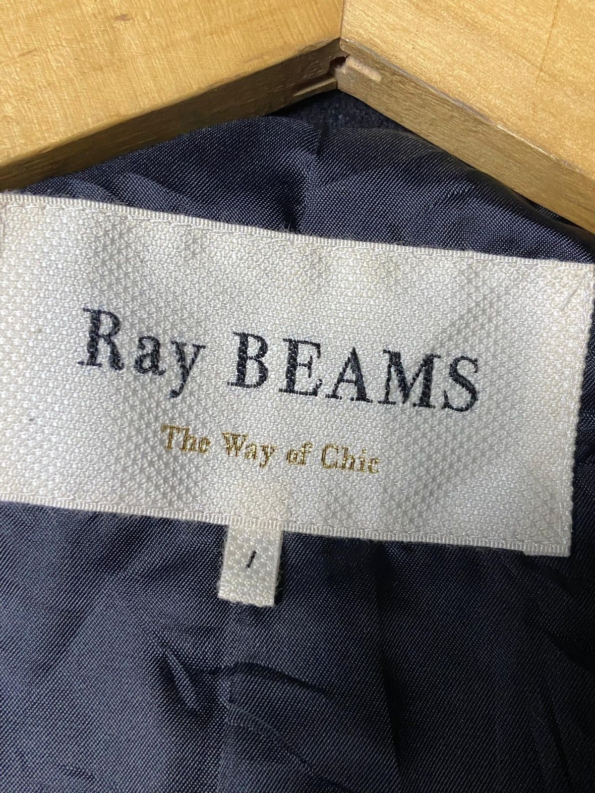 Ray Beams Single Breasted Wool Long Coat (169)
