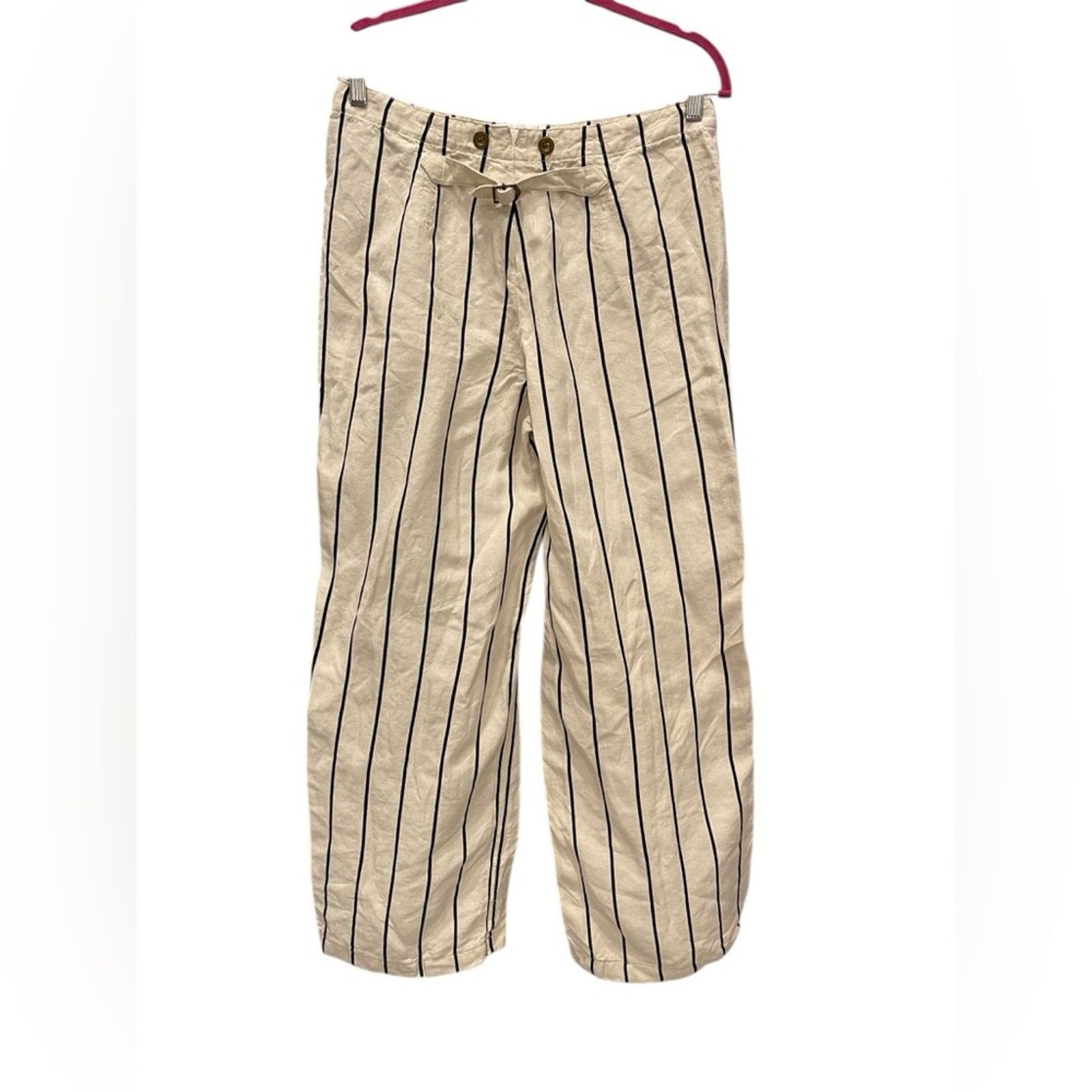 Polo Ralph Lauren Polo Ralph Lauren linen striped pants size:8 Size 30" / US 8 / IT 44 - 4 Thumbnail