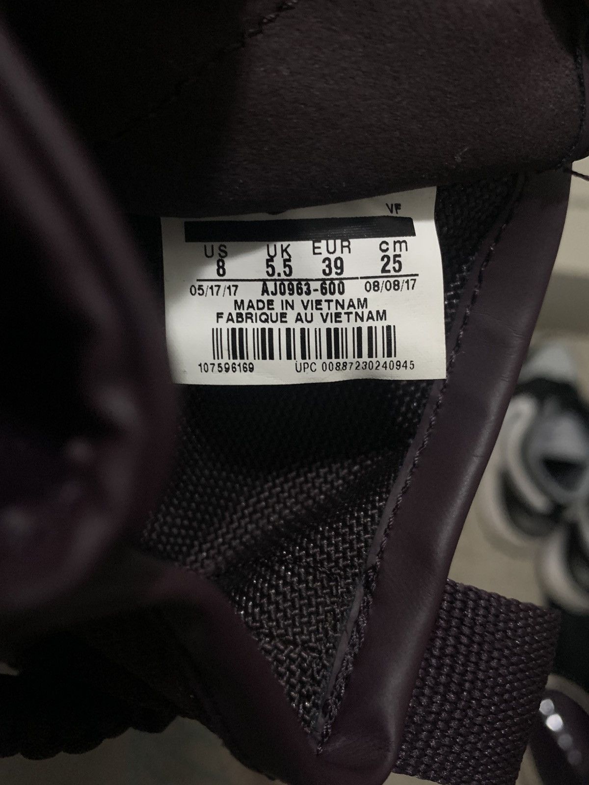 Nike Ruby Rose x Nike Wmns SF Air Force 1 Premium 'Port Wine' SZ8 Size US 8 / IT 38 - 5 Thumbnail