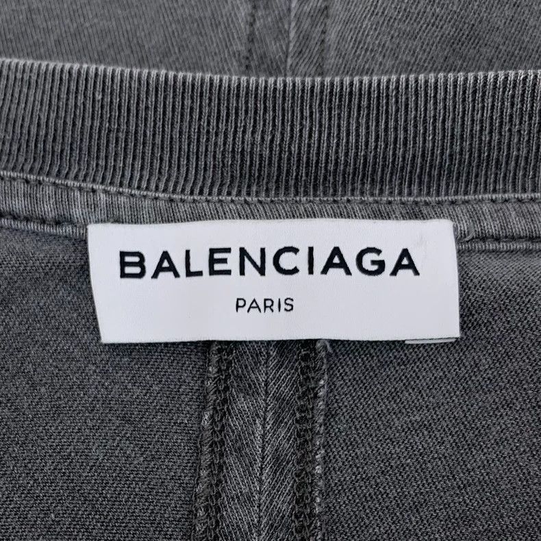 Balenciaga Balenciaga Black and grey logo monogram printed old round Size US XS / EU 42 / 0 - 5 Thumbnail