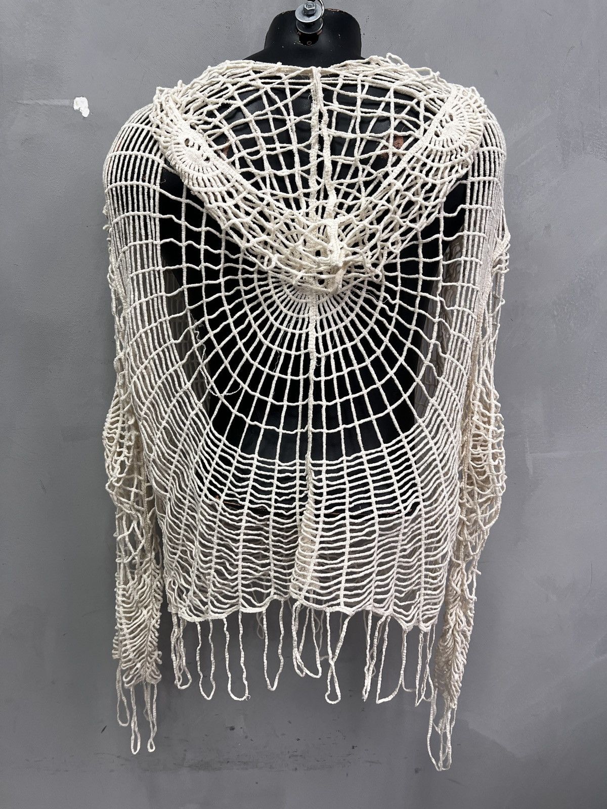 Japanese Brand Spider mesh top hoodie Jean Paul Gaultier style Size US L / EU 52-54 / 3 - 12 Thumbnail