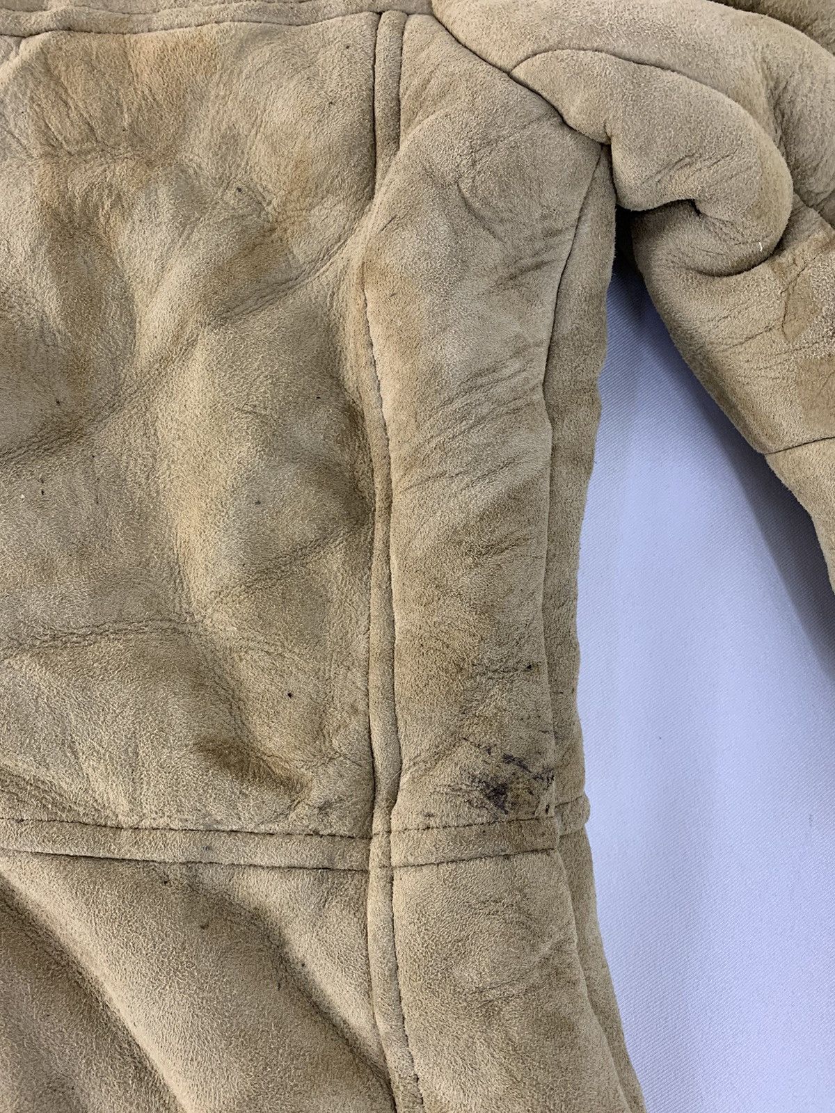 Genuine Leather Hype 90s Japanese Brand J Homestead Sheepskin Sherpa Inner Size S / US 4 / IT 40 - 13 Thumbnail