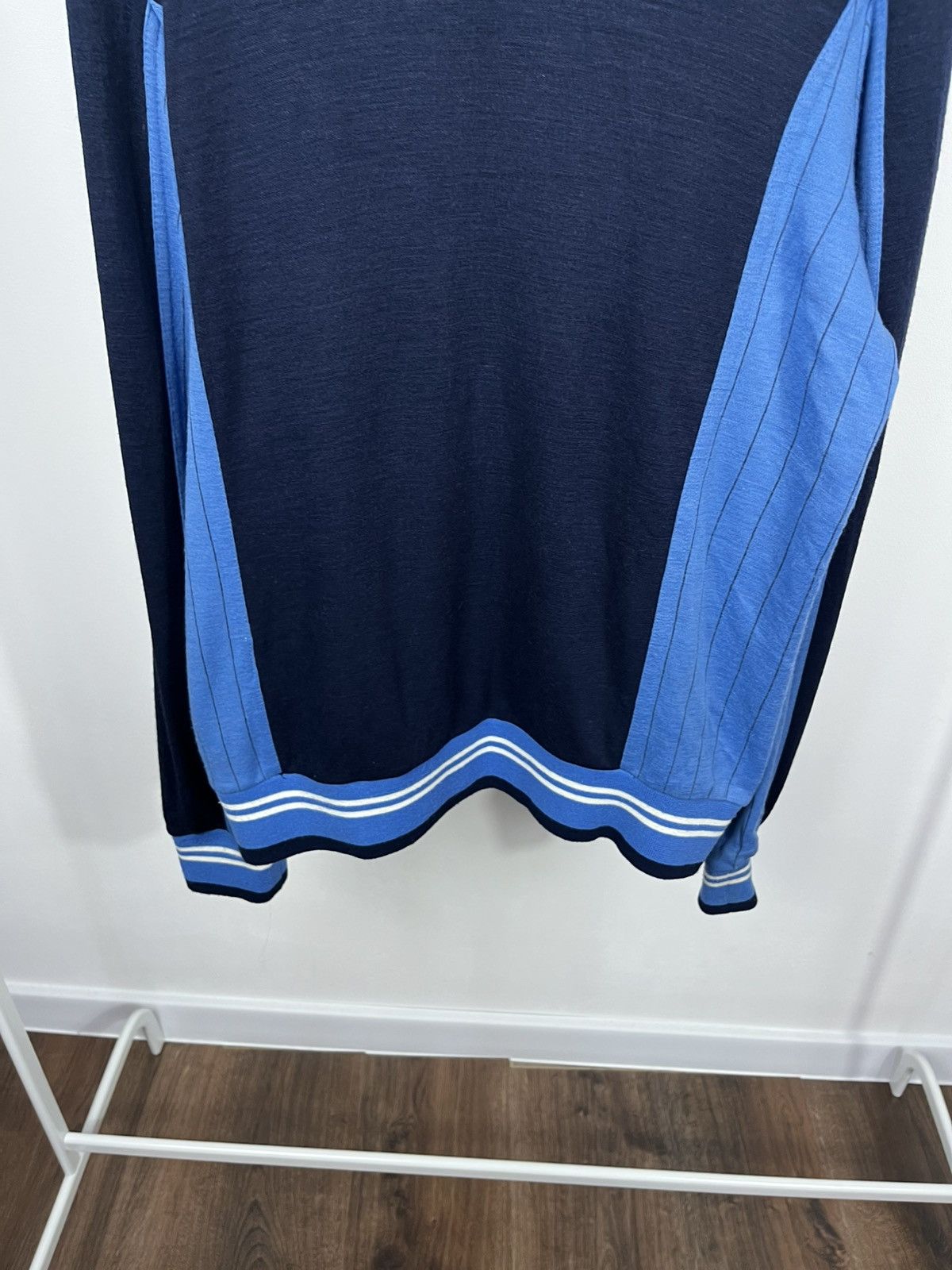 Fila Fila White Line Retro Track Jacket Navy Blue Wool Zip-Up Size US S / EU 44-46 / 1 - 12 Thumbnail