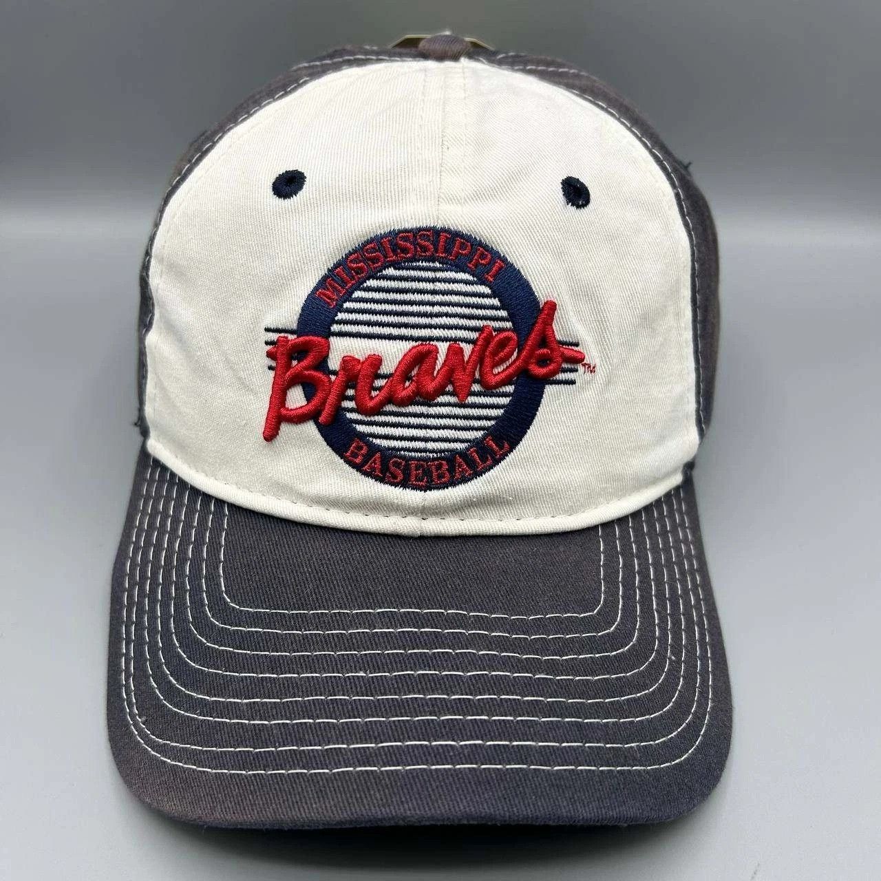 The Game Vintage Mississippi Braves Hat MiLB Strap Back Cap Cotton Size ONE SIZE - 1 Thumbnail