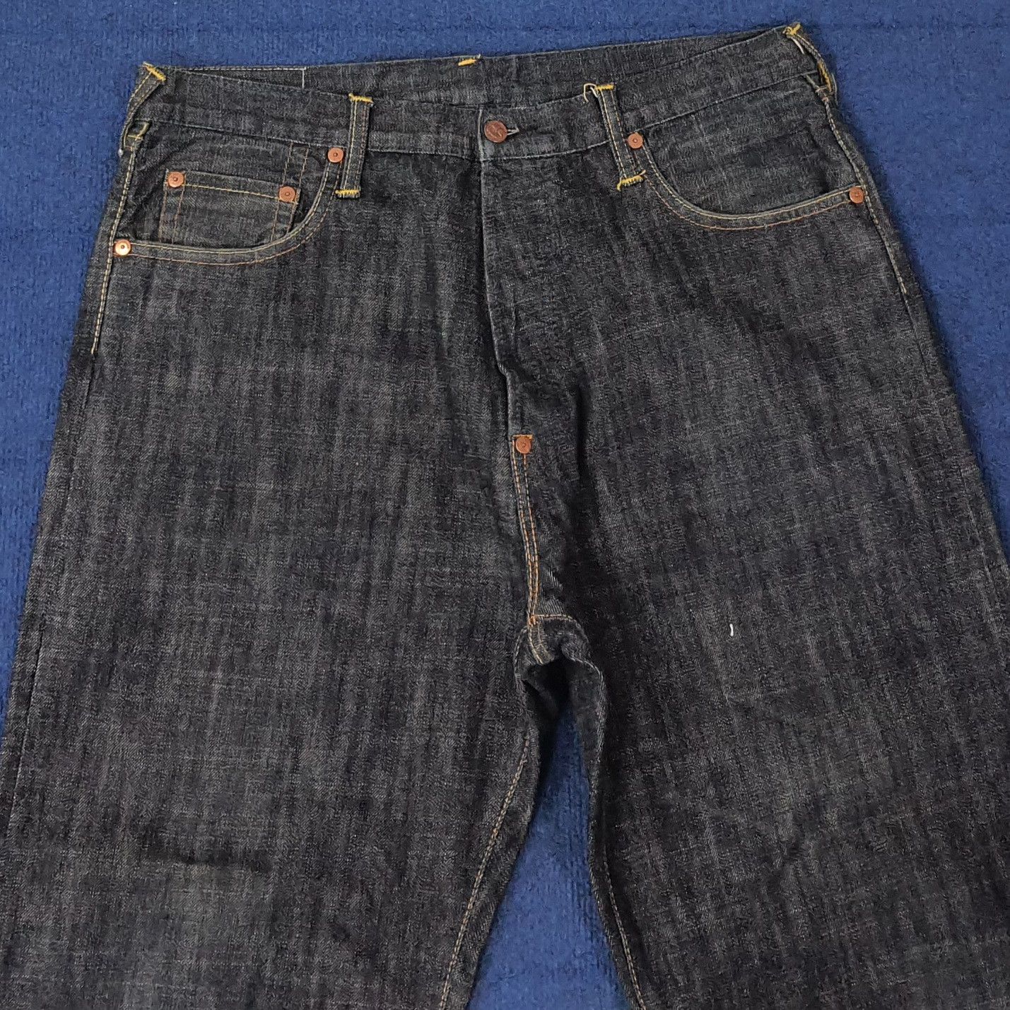Evisu Vintage Evisu Paris Selvedge Japan Brand Jeans C258N30 Size US 37 - 5 Thumbnail