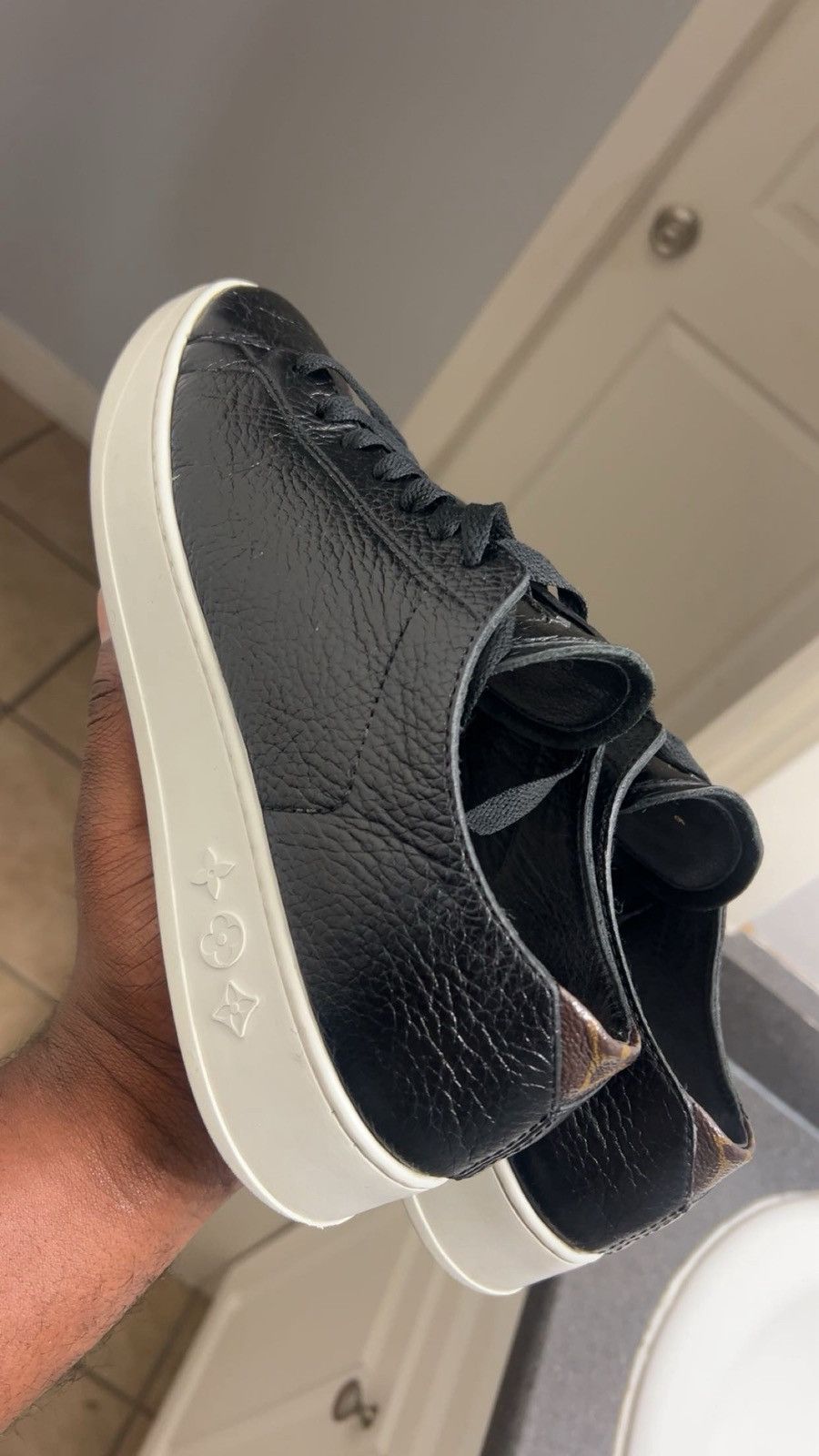 Louis Vuitton Louis Vuitton Leather Trainers Size US 7.5 / EU 40-41 - 8 Thumbnail