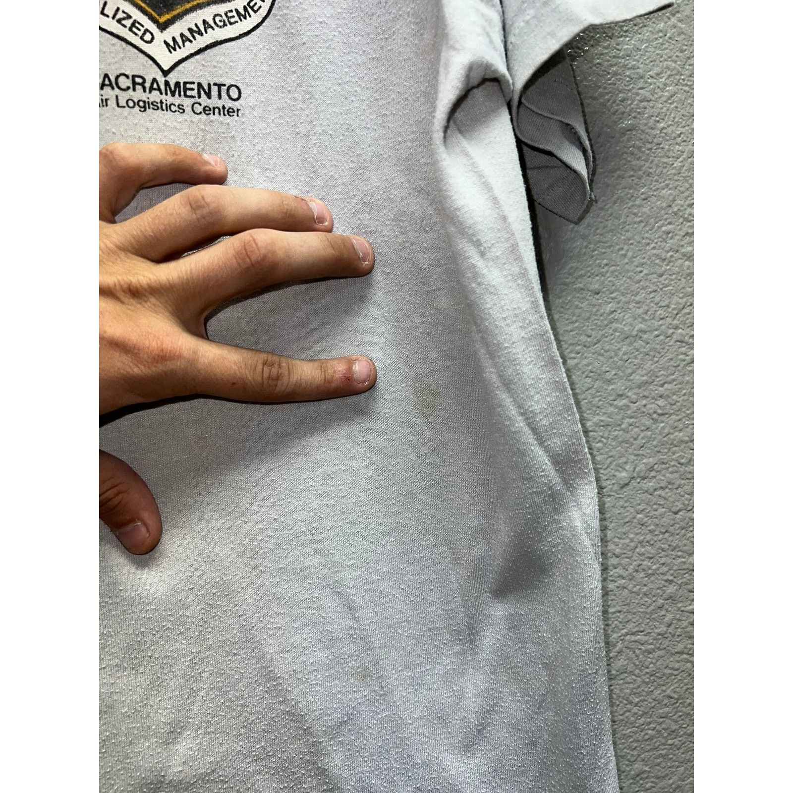 Jerzees Vintage Semper Shirt En Obscurus Specialized Air Logistics Size US L / EU 52-54 / 3 - 5 Thumbnail