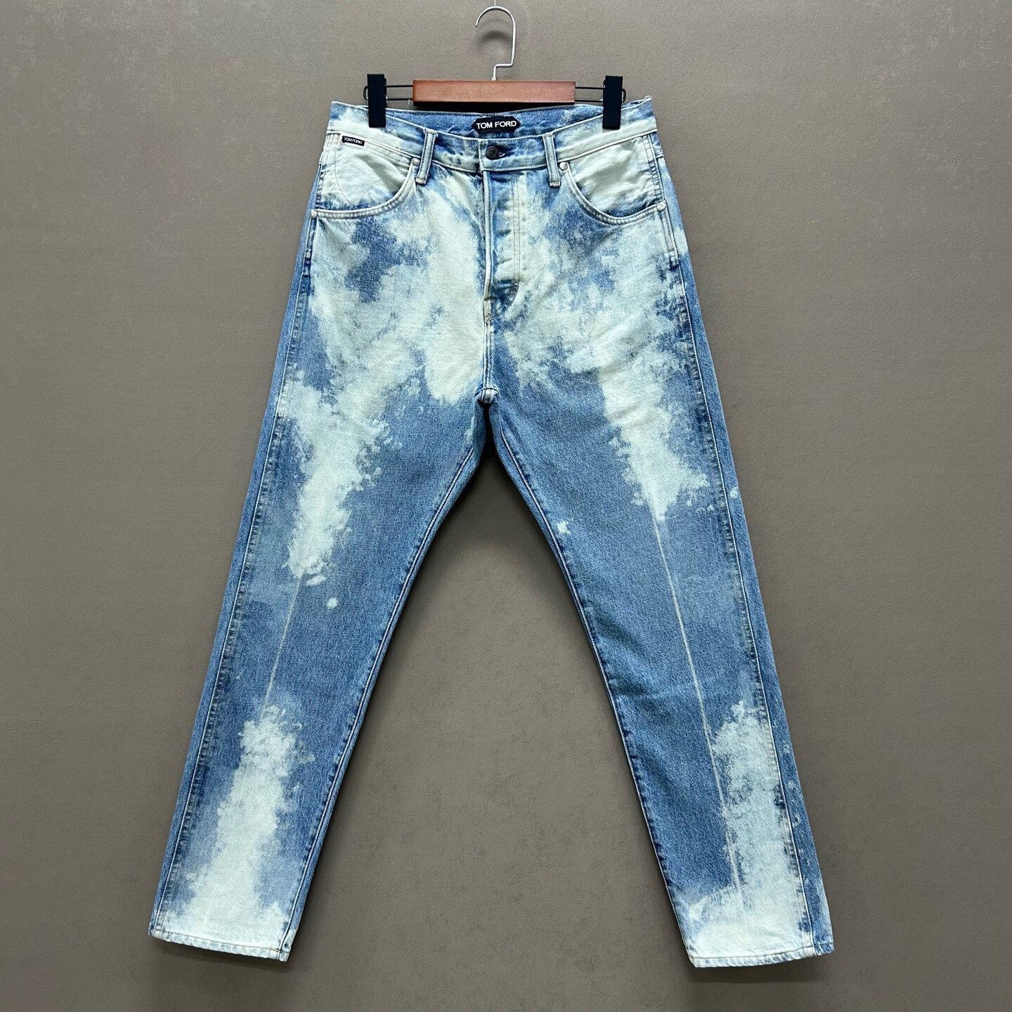 Tom Ford TOM FORD Casual Distressed Straight Jeans Size US 31 - 1 Thumbnail