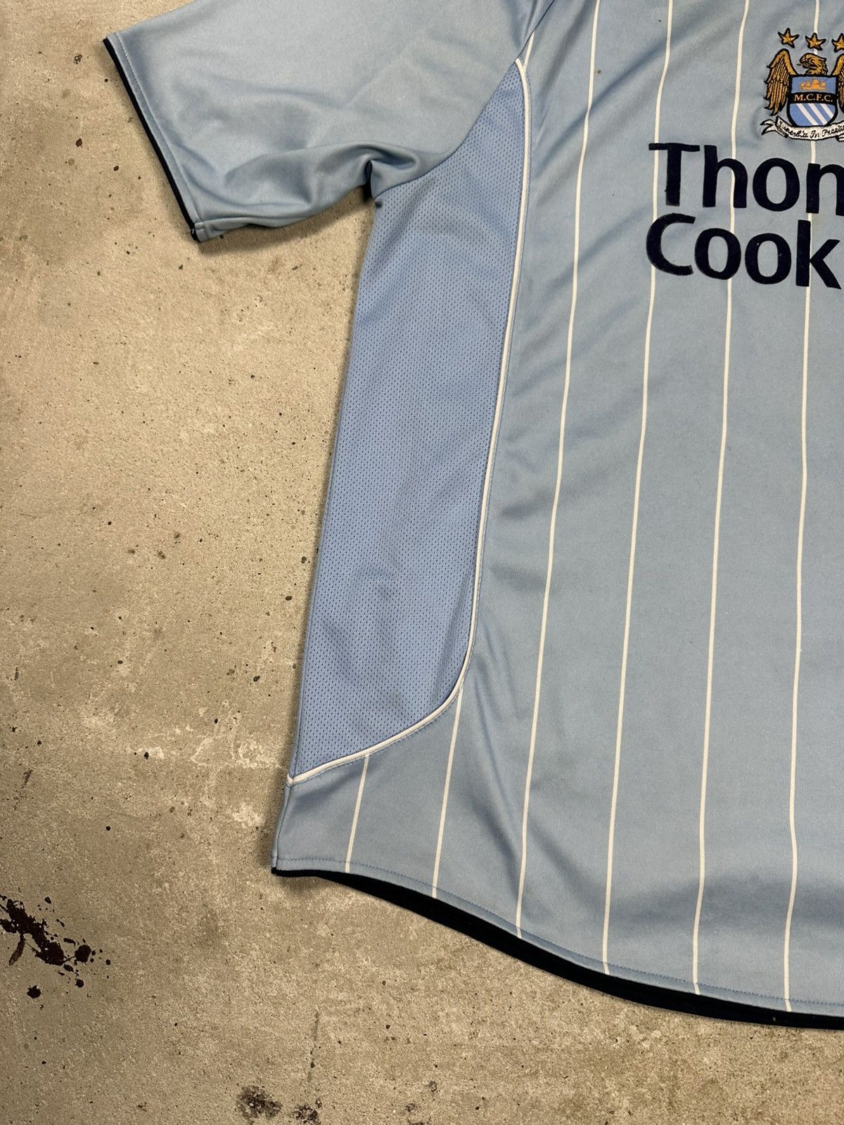 Le Coq Sportif × Vintage Vintage Le Coq Sportif x Manchester City 2007/2008 Home Tee Size US L / EU 52-54 / 3 - 4 Thumbnail