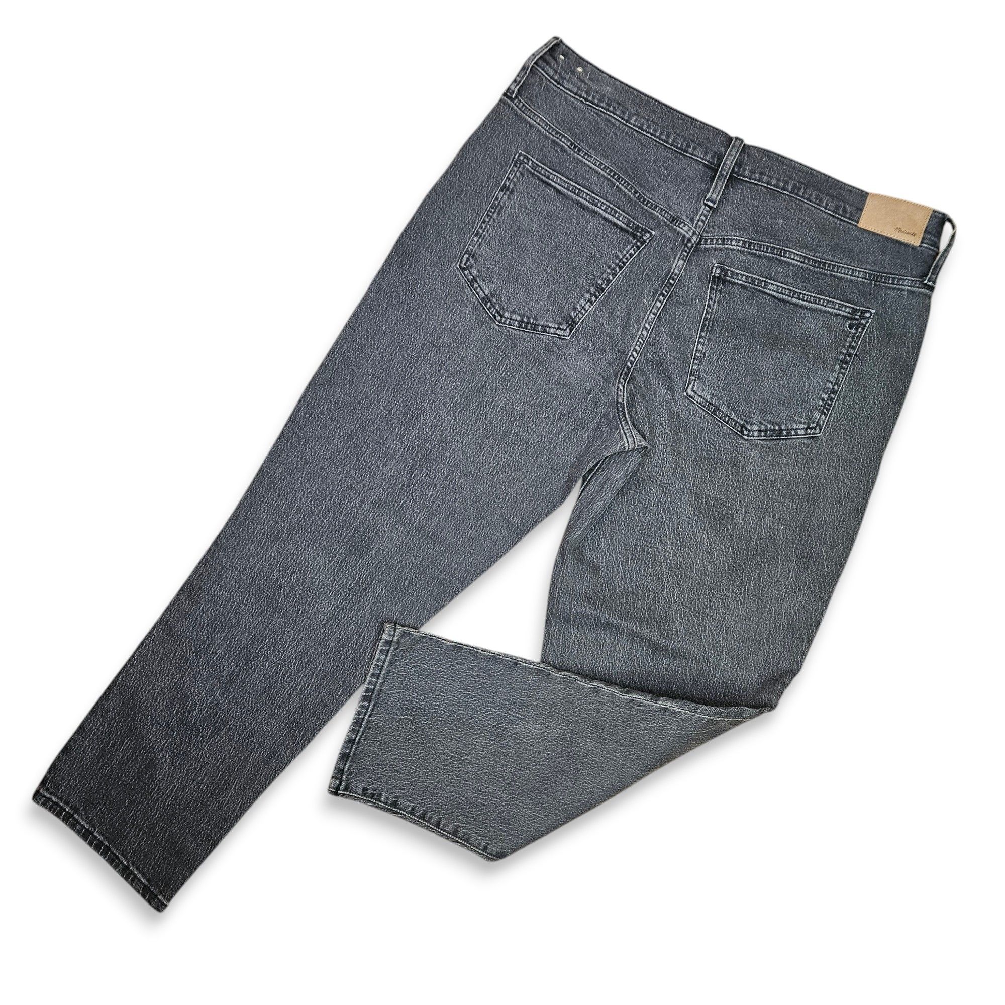 Madewell Madewell Size 33 Jeans Perfect Vintage Black Grey Wash High Size 42" / US 20 - 2 Thumbnail
