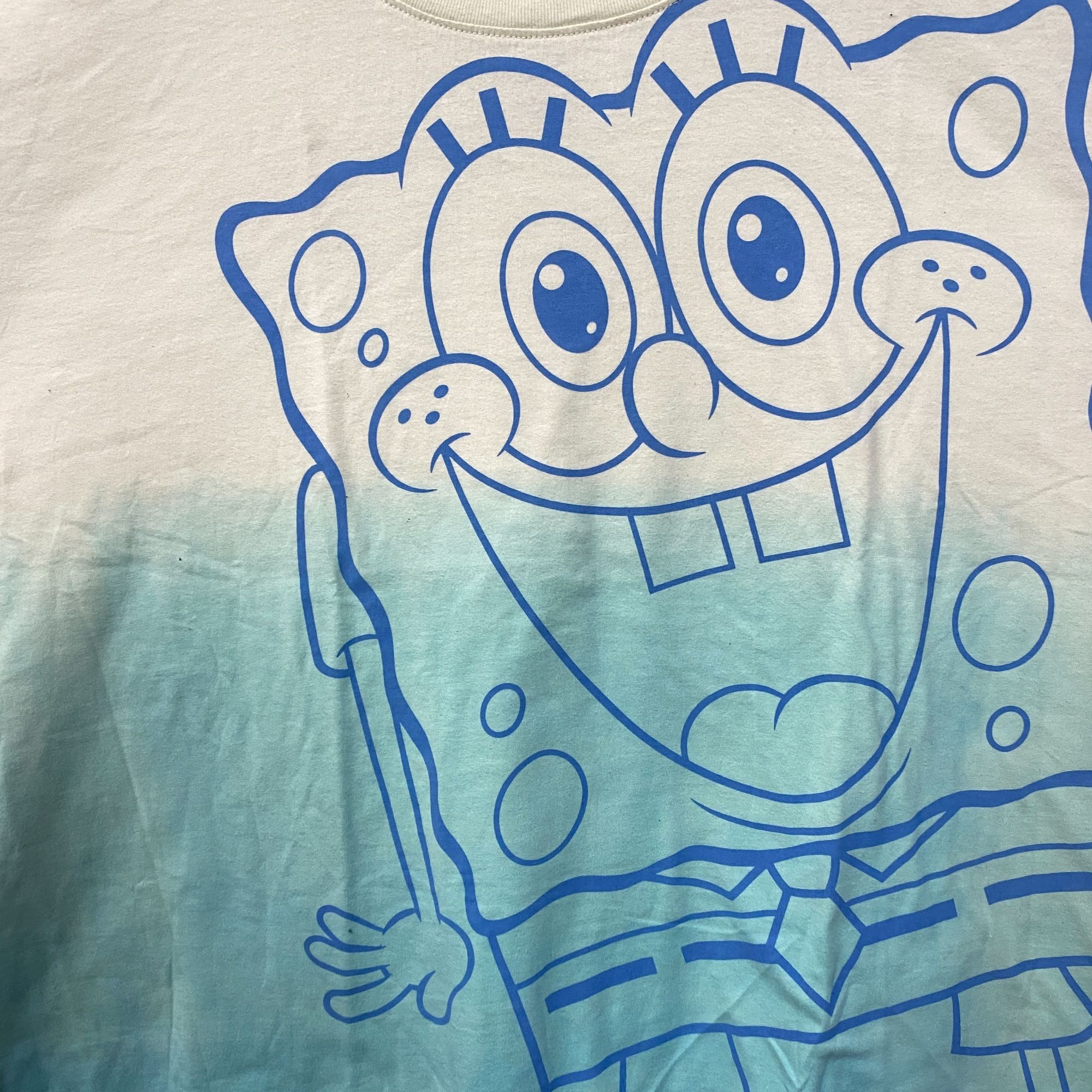 Nickelodeon Nickelodeon SpongeBob SquarePants Ombre Blue Croptop 1X Size XL / US 12-14 / IT 48-50 - 2 Thumbnail