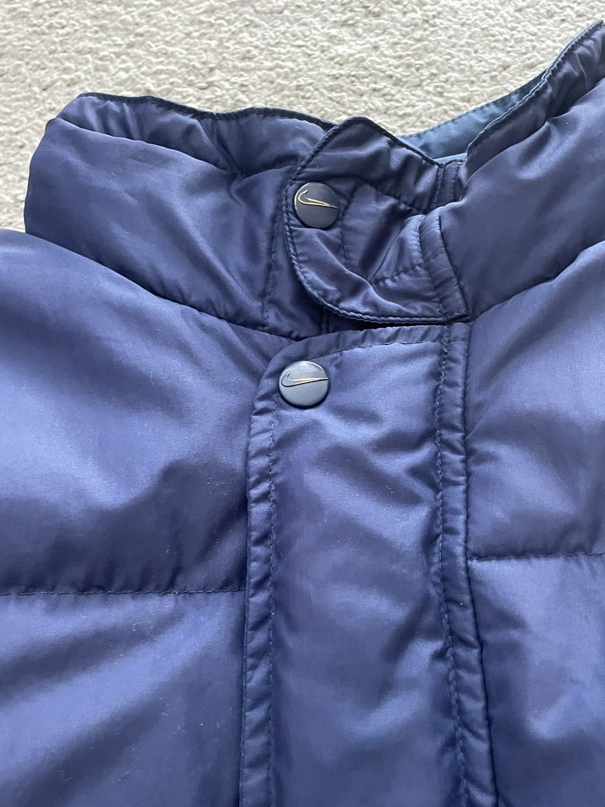 Nike × Vintage Rare Nike Puffer Jacket Swoosh Vintage 90’s Size US L / EU 52-54 / 3 - 7 Thumbnail