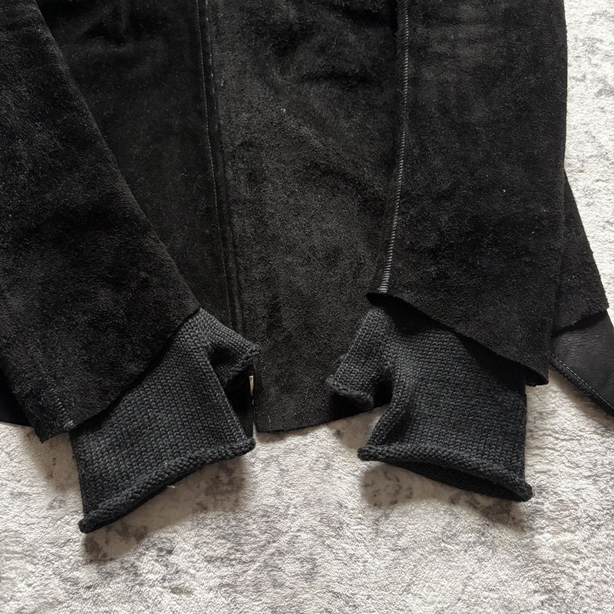 Isaac Sellam Experience Isaac Sellam Suede Leather Spine Jacket Black | Size M Size US M / EU 48-50 / 2 - 3 Thumbnail