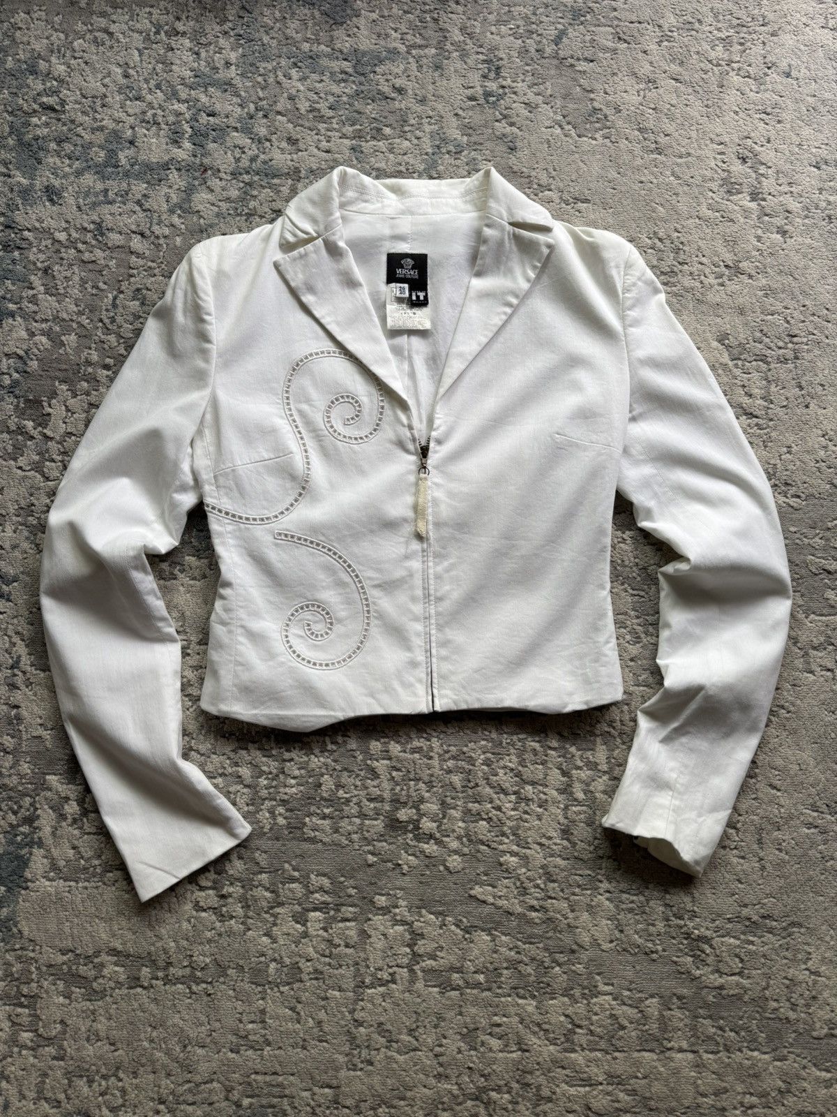 Versace Jeans Couture Versace Jeans Couture Vintage light Jacket Size 40 Size L / US 10 / IT 46 - 2 Thumbnail