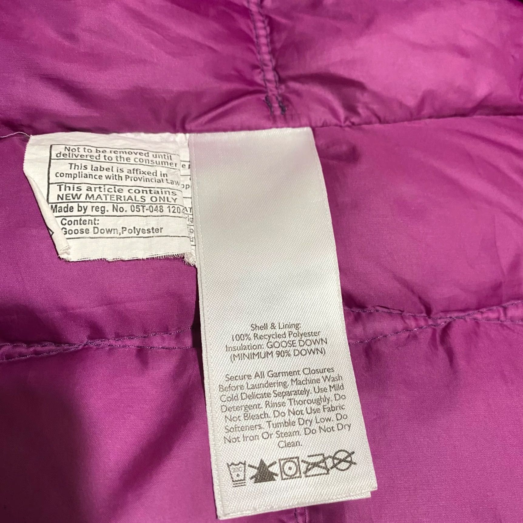 Eddie Bauer Eddie Bauer Womens PM Petite Jacket Purple Full Zip Down Puffer Quilted Ascent Size M / US 6-8 / IT 42-44 - 7 Thumbnail