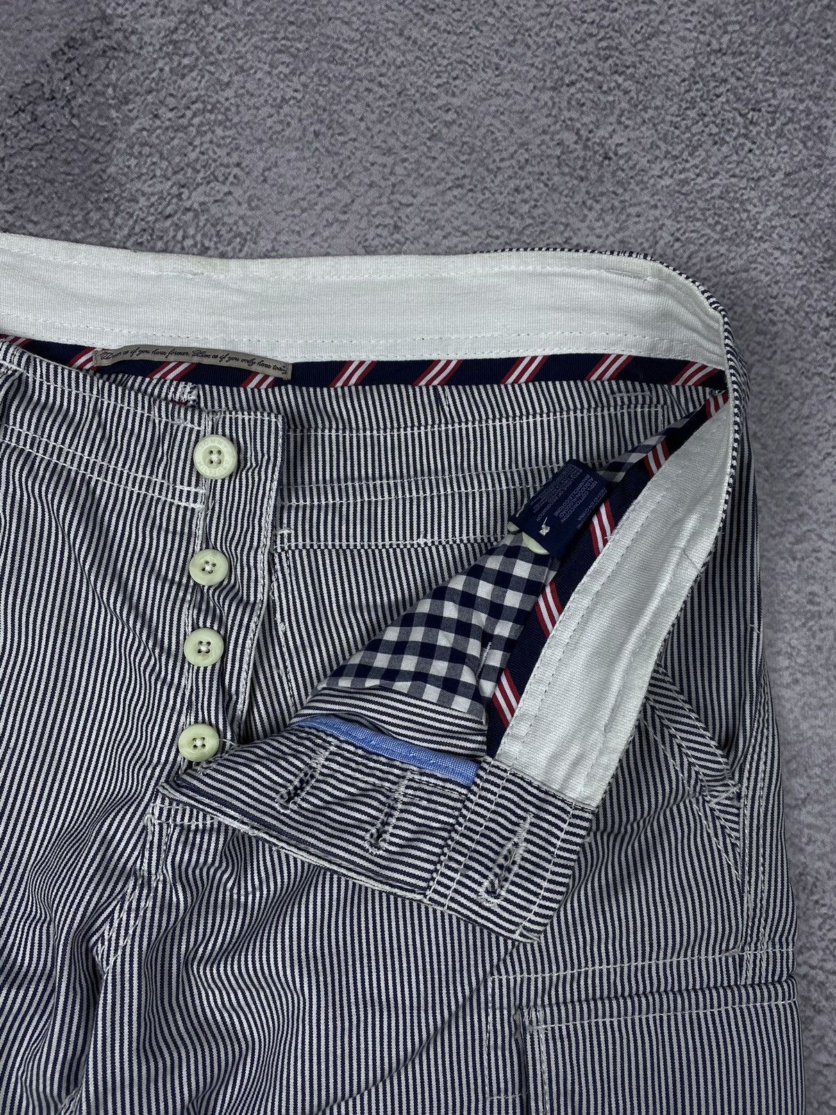 Tommy Hilfiger × Vintage Tommy Hilfiger Cargo Striped Shorts Size US 32 / EU 48 - 9 Thumbnail