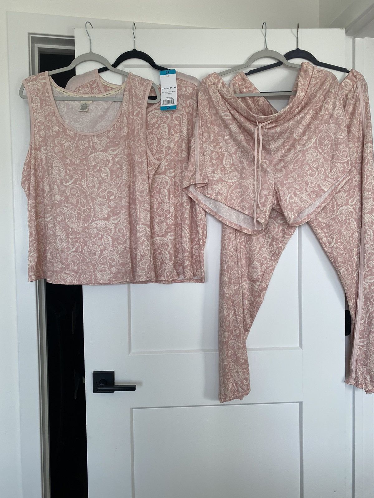 Lucky Brand Lucky Brand Woman Ladies 4 Piece Pajama Set Sleep Wear Size XXL / US 16-18 / IT 52-54 - 4 Thumbnail