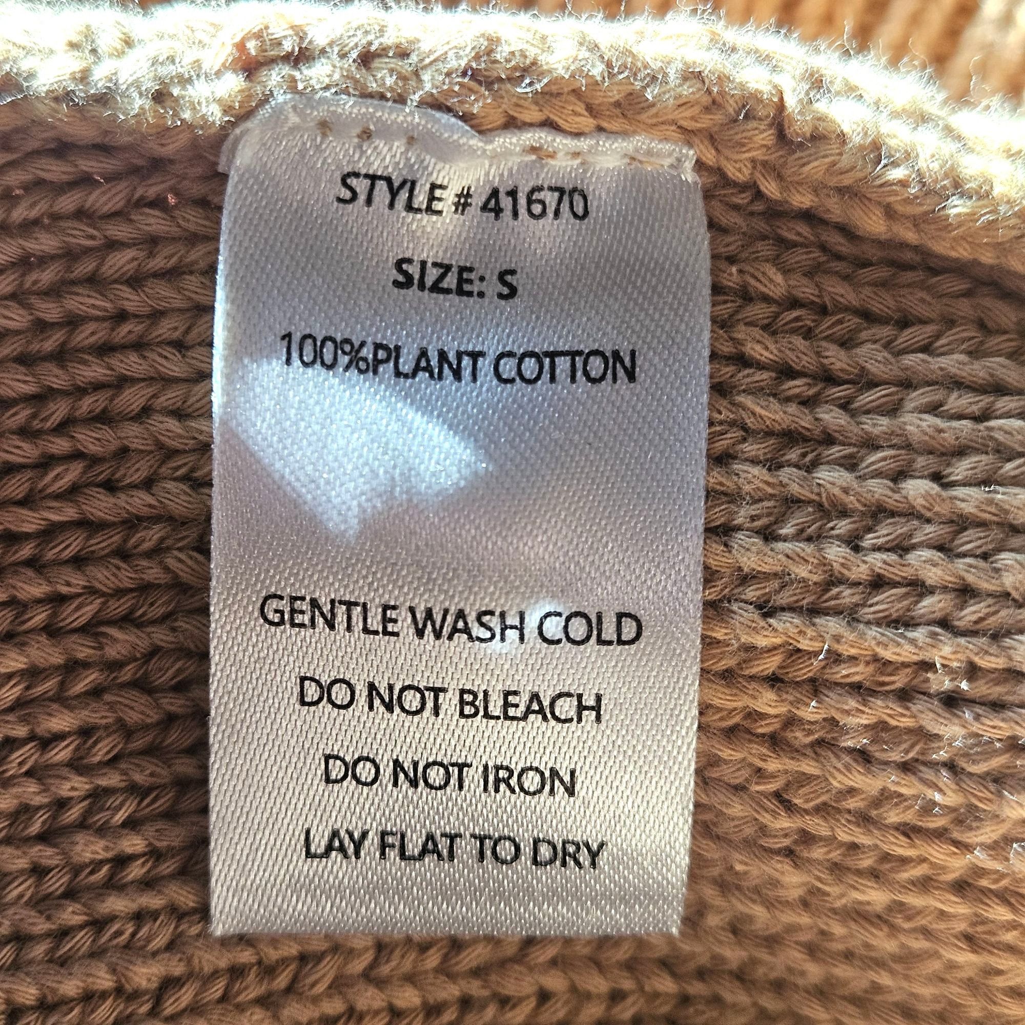 Other Grace & Gather Women’s Sweater Tank Camel S – Old Money, Cot Size S / US 4 / IT 40 - 6 Thumbnail