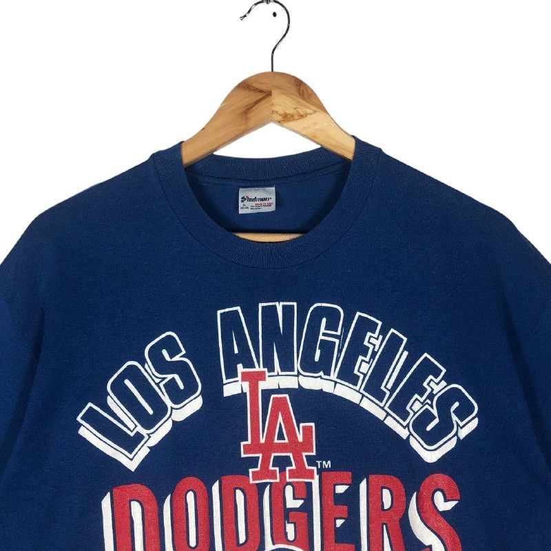MLB × Vintage Vintage Los Angeles Dodgers Men T-shirt Size US XL / EU 56 / 4 - 2 Thumbnail