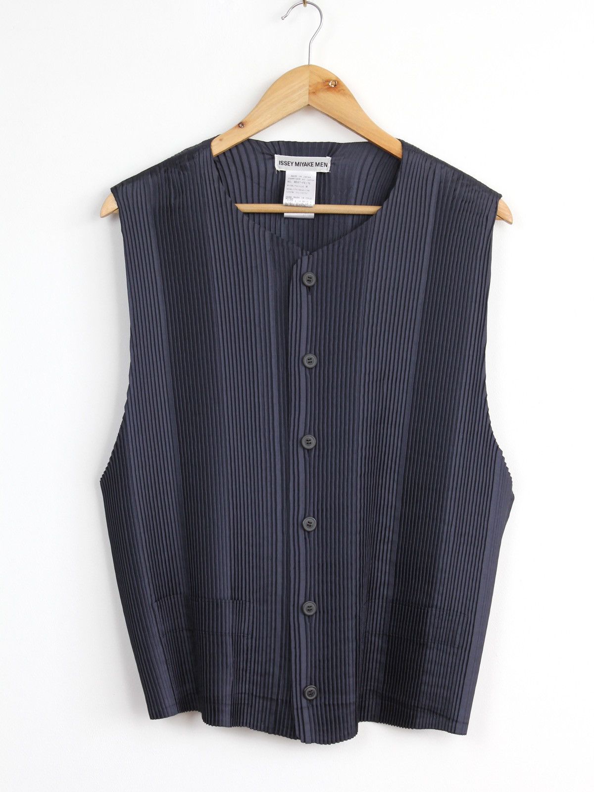 Issey Miyake Pleats Please Men Vest Sleeveless