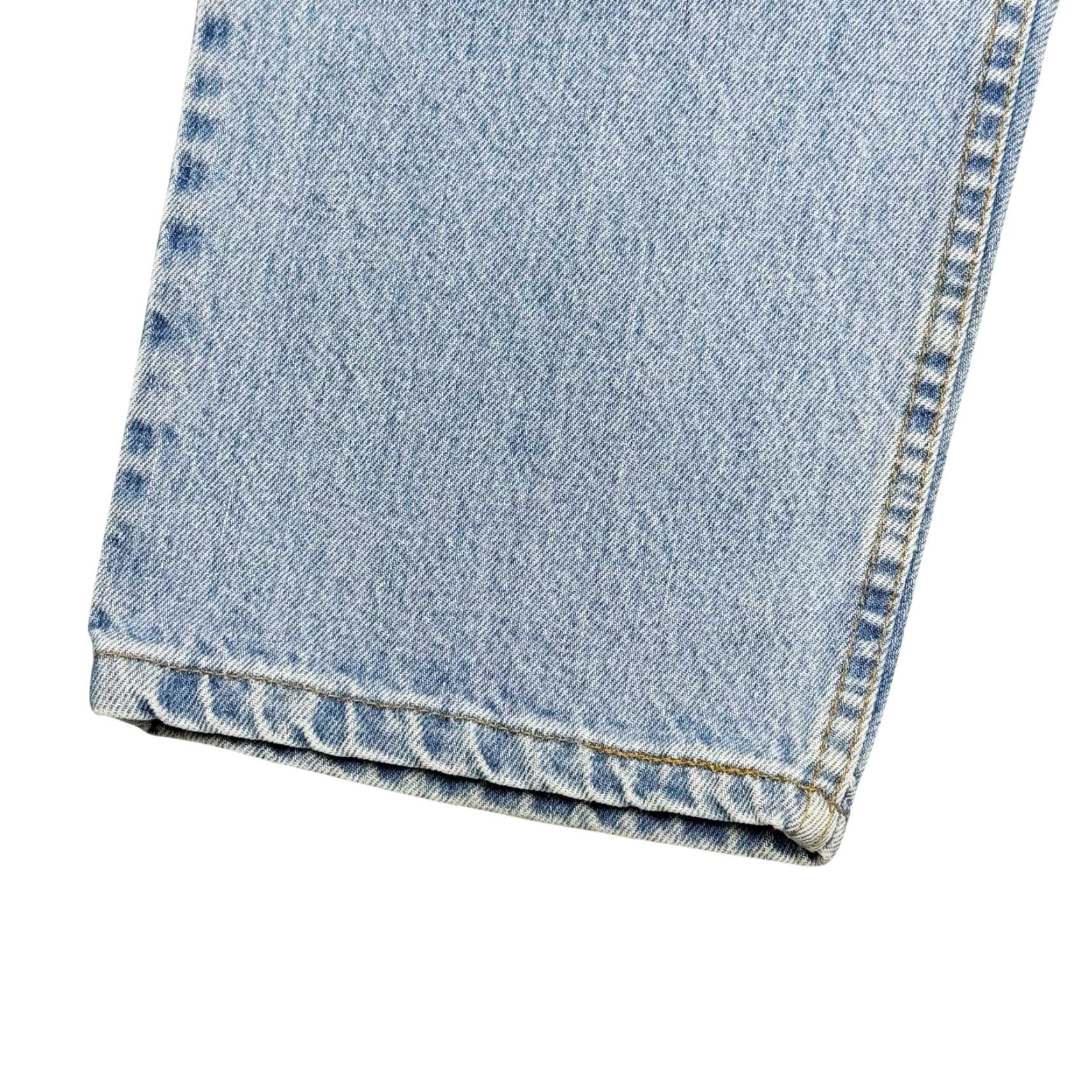 Levi's VINTAGE Levi's Jeans 36x32 USA 550 Relaxed Fit Light Blue Denim 5-Pocket Mens Straight Classic Logo Zipper Button Cotton USA-made Size US 36 / EU 52 - 5 Thumbnail