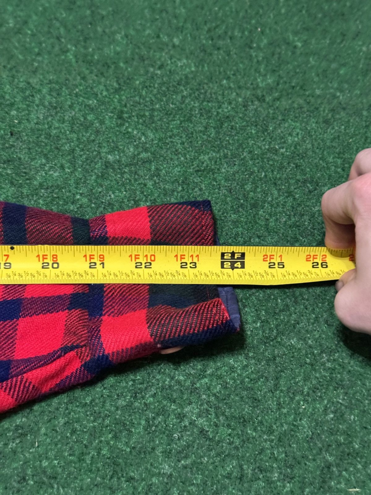 Vintage Vintage Rugged Plaid Flannel Virgin Acrylic Soft L Shirt Size US L / EU 52-54 / 3 - 8 Thumbnail
