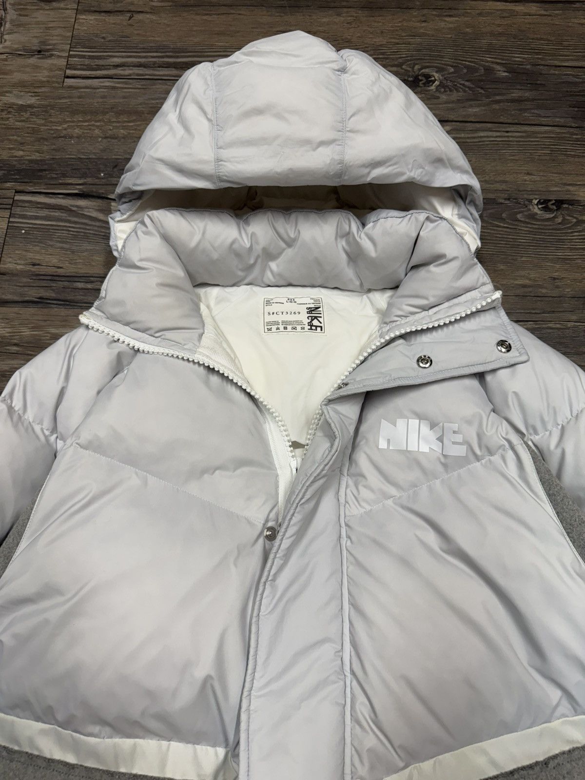 Nike × Sacai Nike Sacai Hybrid Puffer Jacket Size US L / EU 52-54 / 3 - 2 Thumbnail