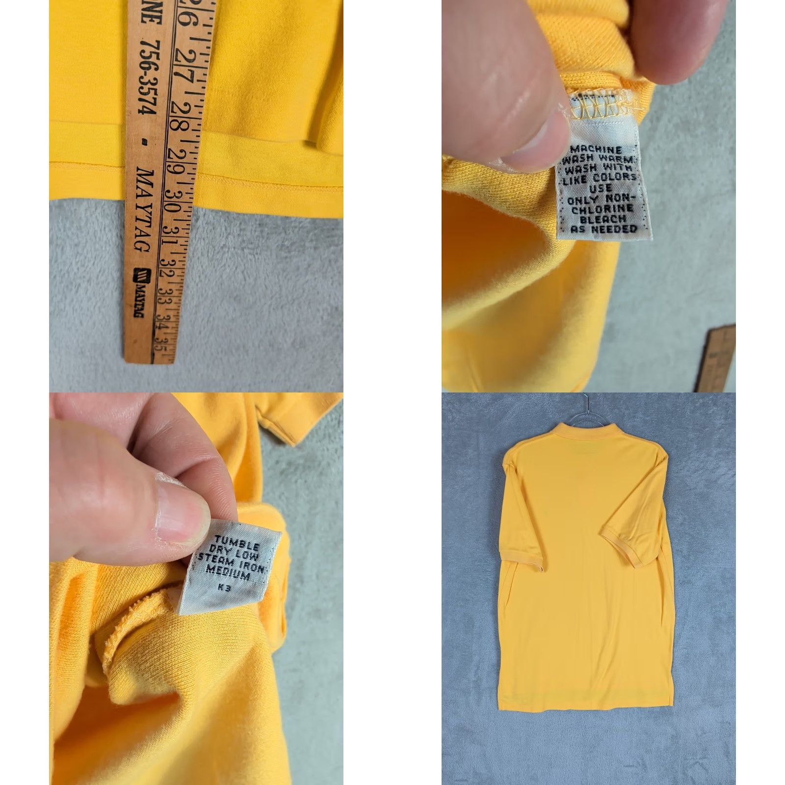 Polo Ralph Lauren Polo Ralph Lauren Polo Shirt Men Yellow Short Sleeve Logo M Classic Fit Golf Activewear Size US M / EU 48-50 / 2 - 8 Thumbnail