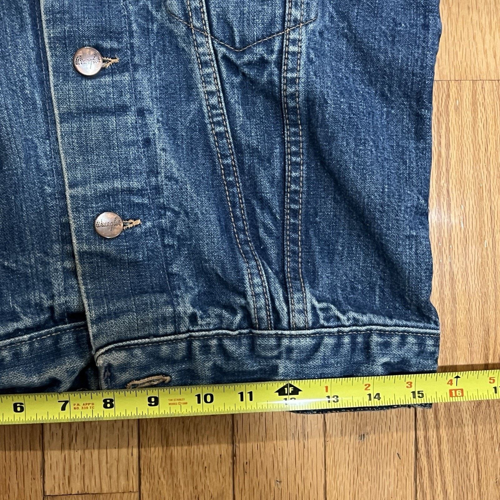 Wrangler WRANGLER dark indigo blue denim trucker jacket 60s 70s usa Size US S / EU 44-46 / 1 - 14 Thumbnail