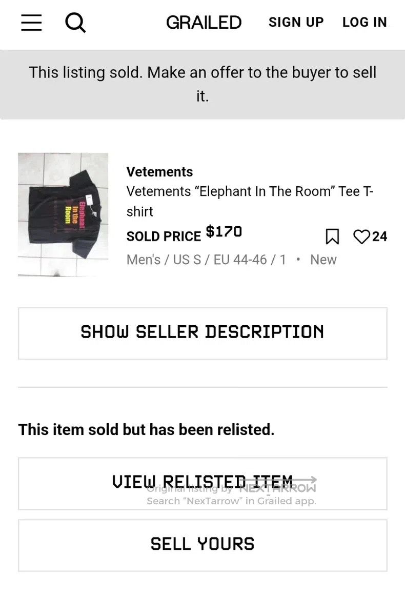 Vetements Vetements Rainbow Watermark Letter T-shirt Size US XS / EU 42 / 0 - 9 Thumbnail
