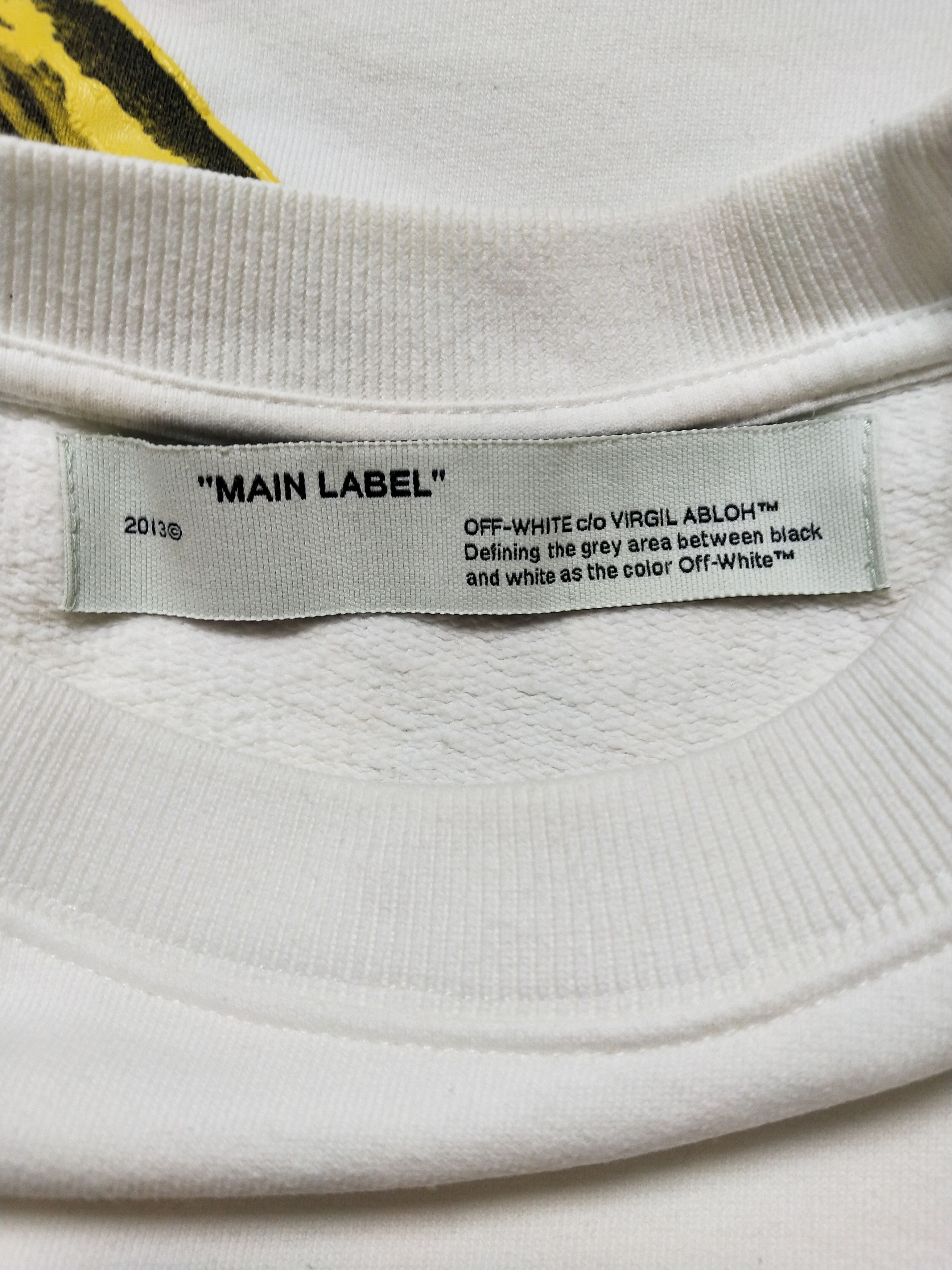 Off-White Acrylic Arrow Sweatshirt Size US M / EU 48-50 / 2 - 5 Thumbnail