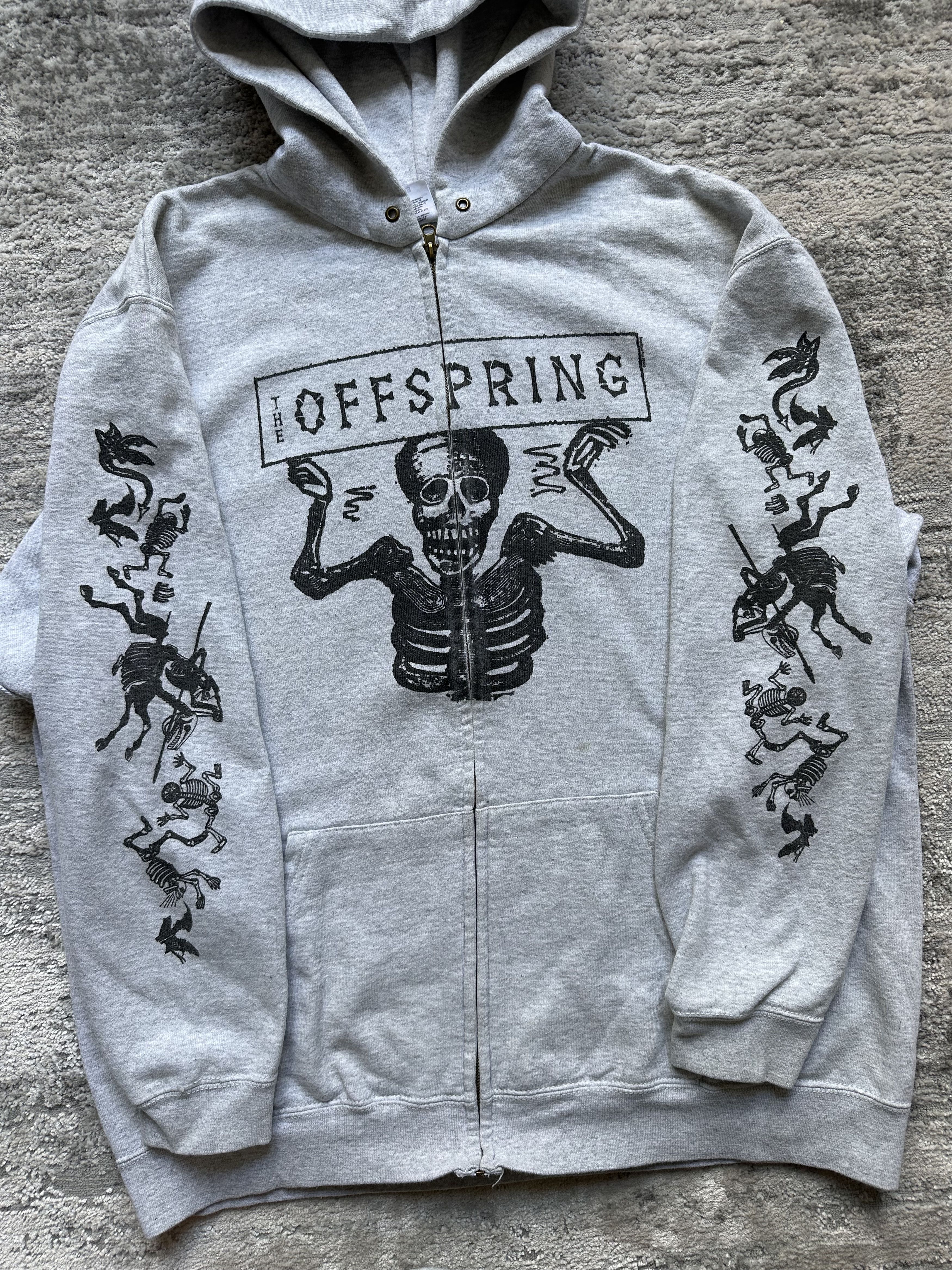 Vintage The Offspring rare zip hoodie Size US XXL / EU 58 / 5 - 6 Thumbnail