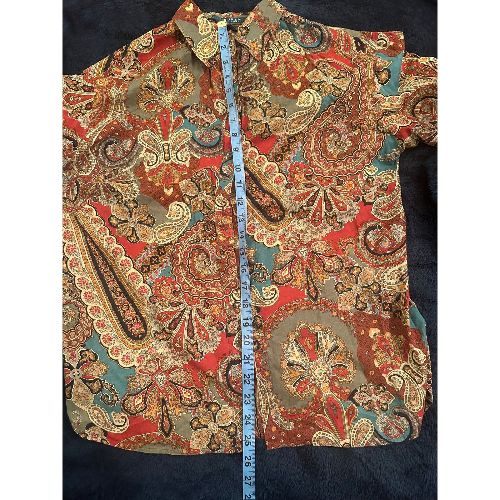 Ralph Lauren RALPH LAUREN PAISLEY COTTON BLOUSE SHIRT M Size M / US 6-8 / IT 42-44 - 6 Thumbnail