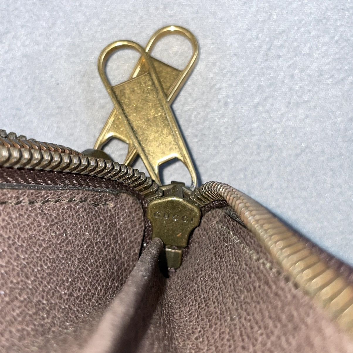 Gucci Ophidia Double Zip Crossbody Bag GG Coated Canvas Small Size ONE SIZE - 14 Thumbnail