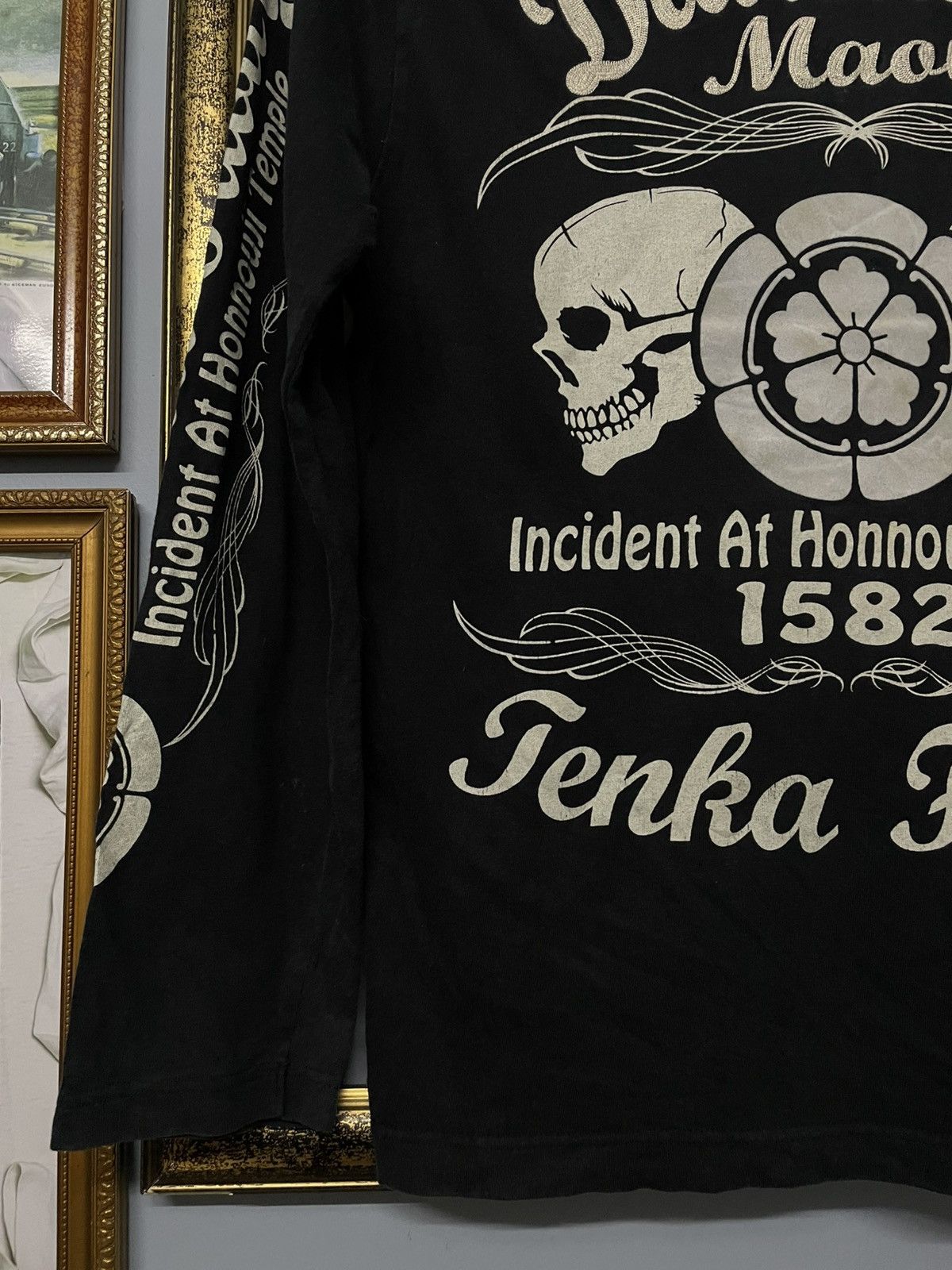 Beauty Beast Vintage Og Designer Japan Infinity Sukajan Skull Longsleeve Size US M / EU 48-50 / 2 - 5 Thumbnail