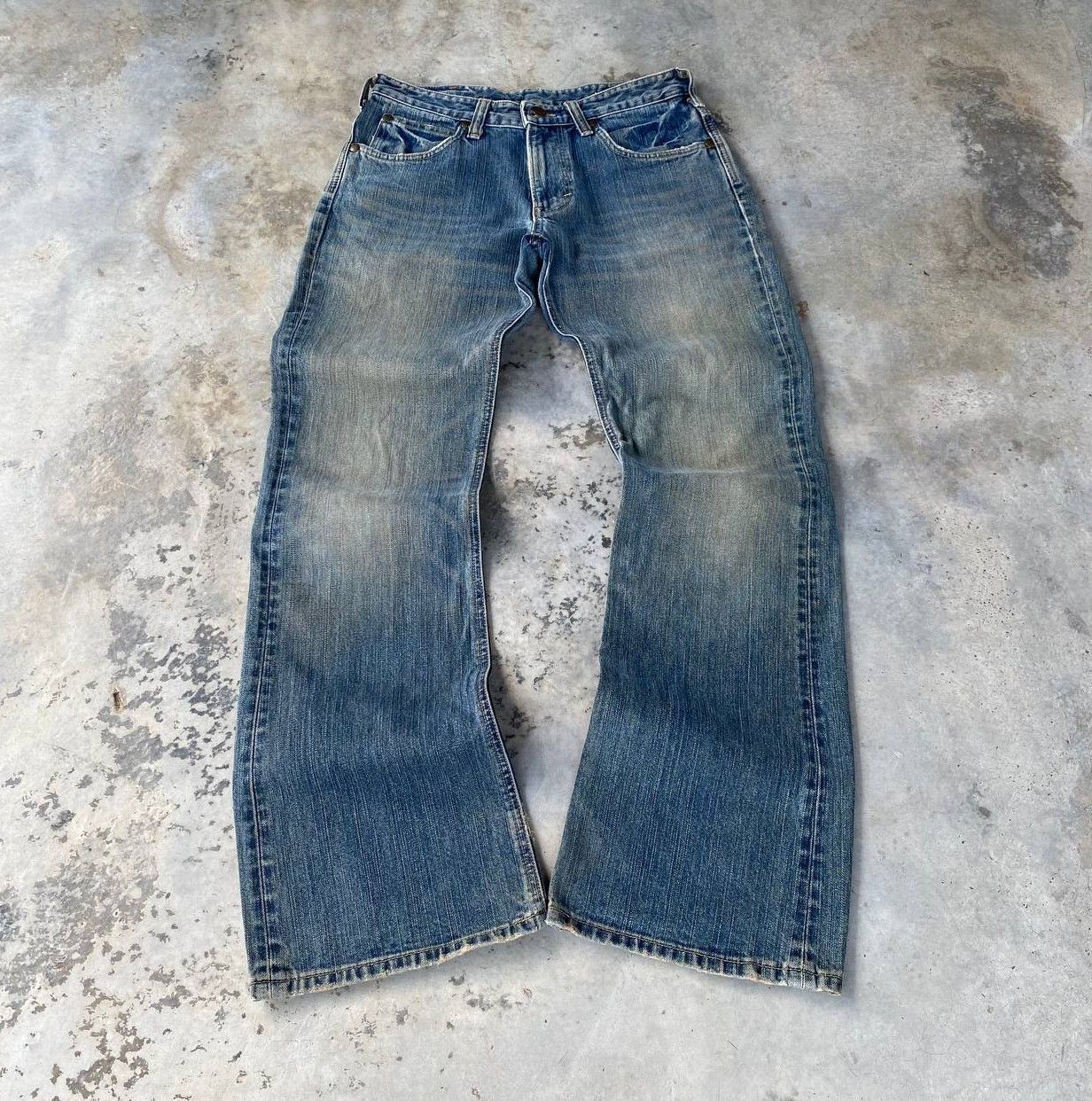 Wrangler VINTAGE WRANGLER 70s STYLE COWBOY BOOTCUT MUDWASH DENIM Size US 30 / EU 46 - 1 Thumbnail