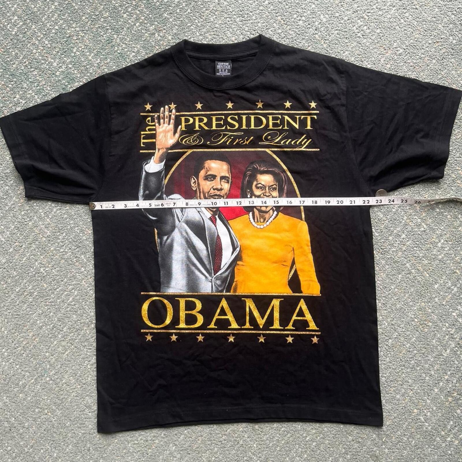 Other 44th President Barack Obama & First Lady Graphic Tee Large Size US L / EU 52-54 / 3 - 5 Thumbnail