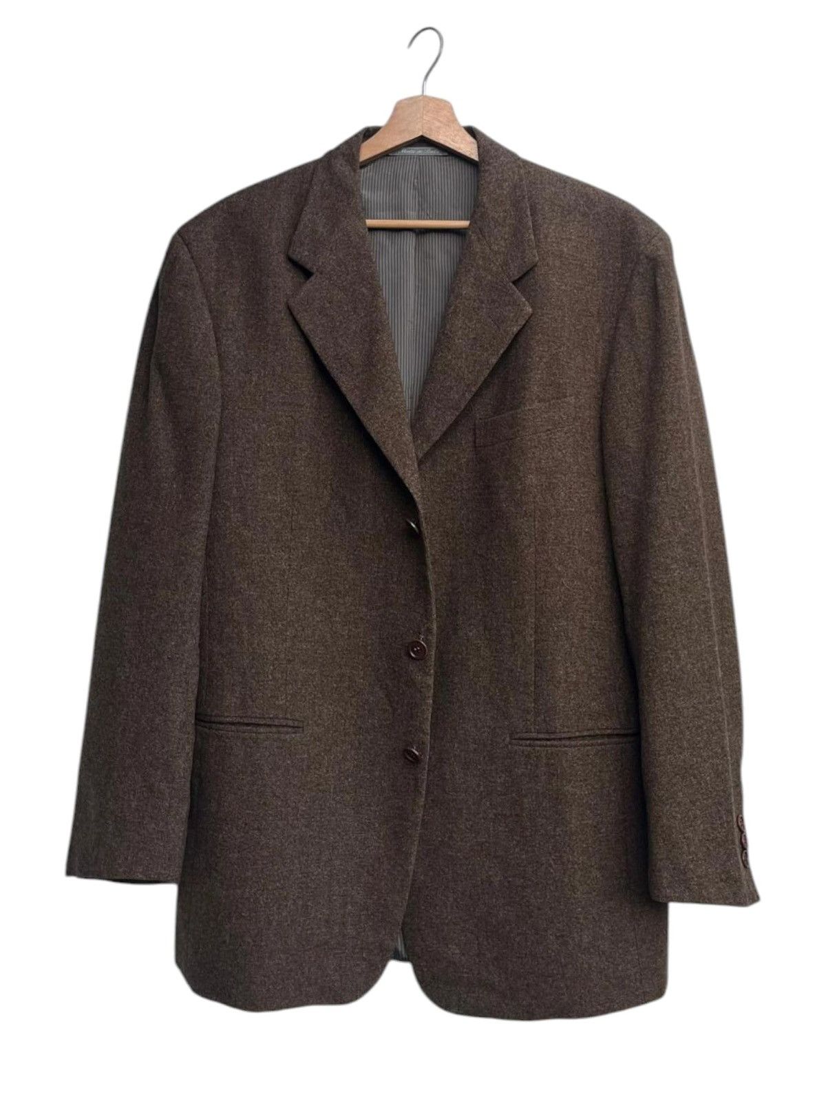 Salvatore Ferragamo Salvatore Ferragamo Wool Cashmere Jacket Size US L / EU 52-54 / 3 - 2 Thumbnail
