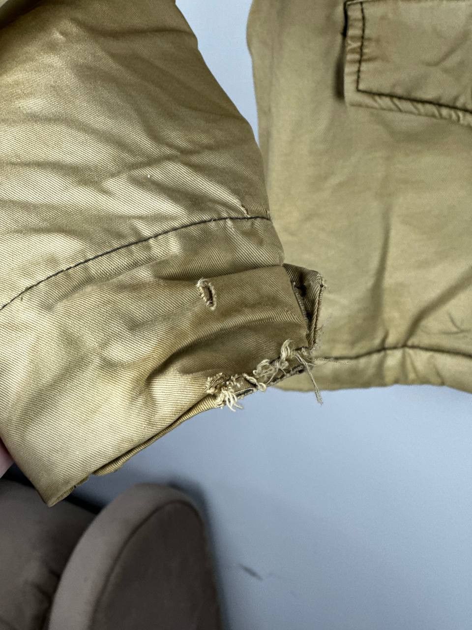 Alpha Industries Vintage 70s Alpha Industries M 65 Field Jacket Beige Size US XL / EU 56 / 4 - 10 Thumbnail