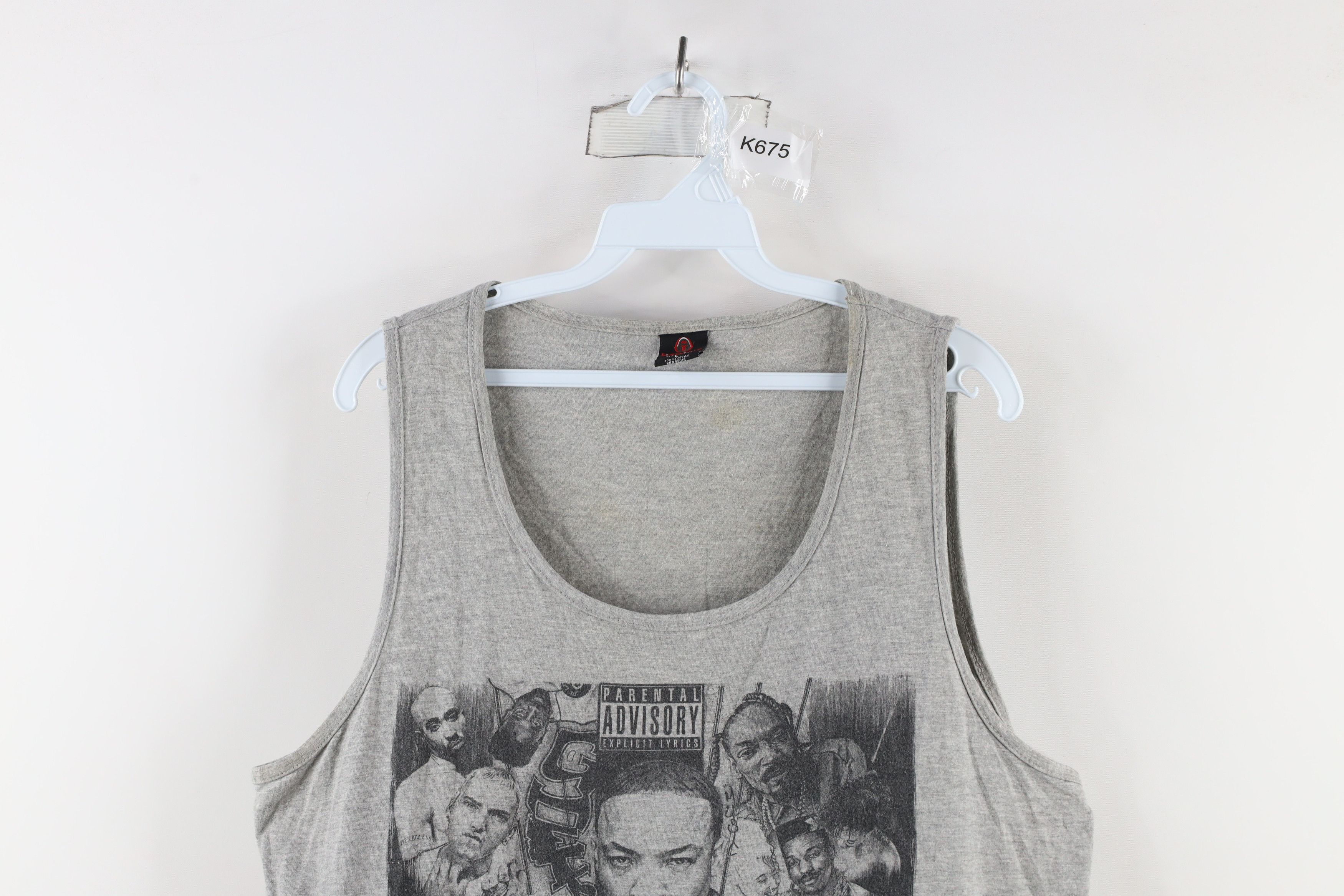Vintage Vintage Y2K Streetwear Hip Hop Legends Tank Top T-Shirt Gray Size US L / EU 52-54 / 3 - 2 Thumbnail