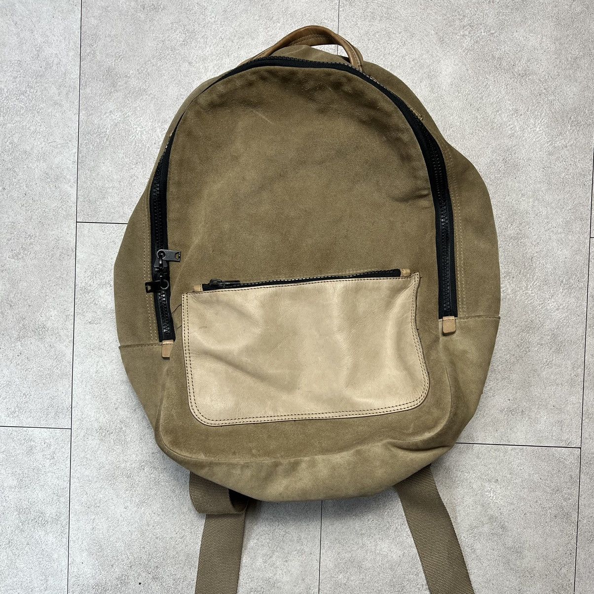Kanye West × Yeezy Yeezy Season 1 Suede Leather Backpack | Grailed